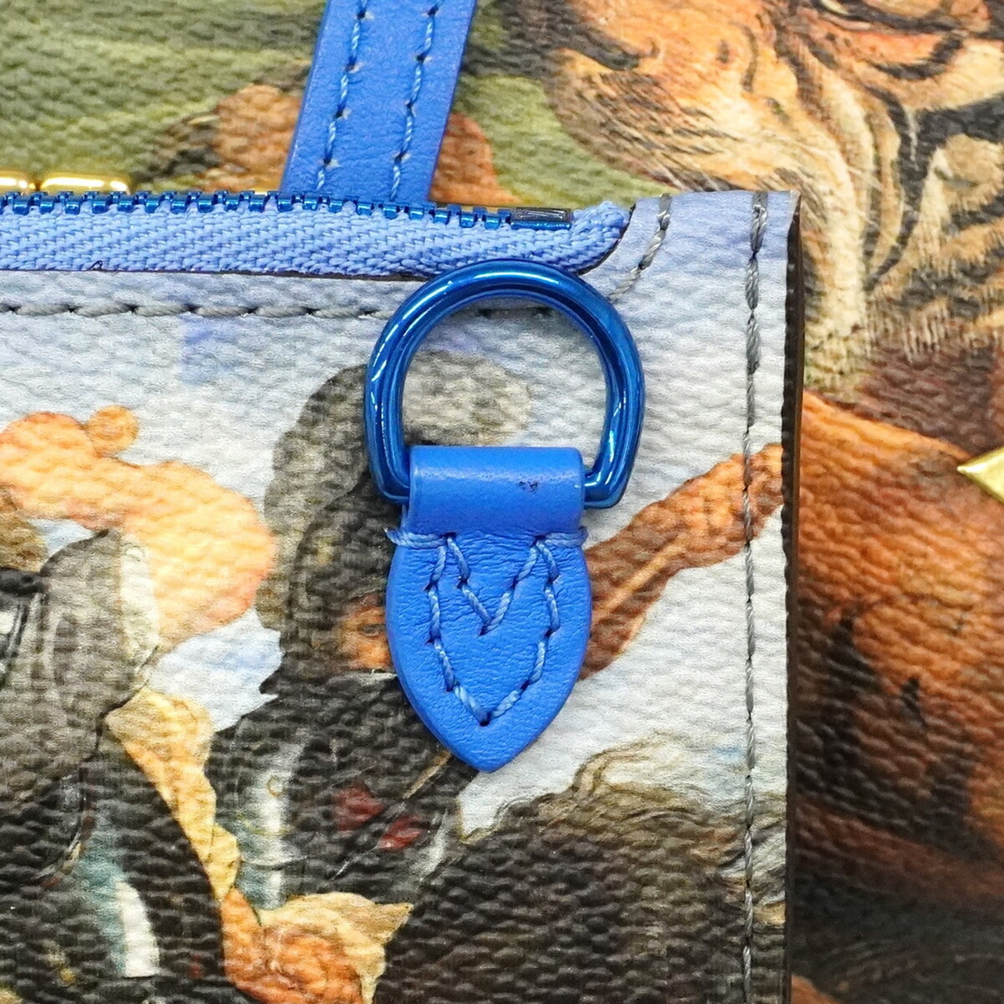 Louis Vuitton Blue Multi-Color Tote Bag (Pre-Owned)
