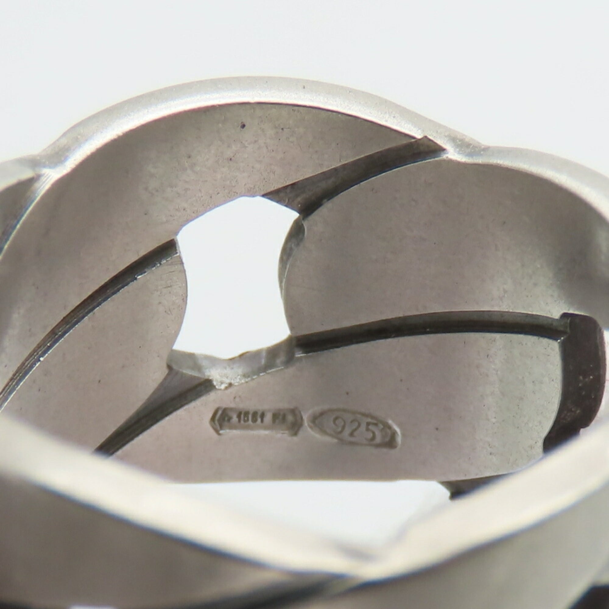 Gucci Silver Silver 925 Band Ring (Pre-Owned)