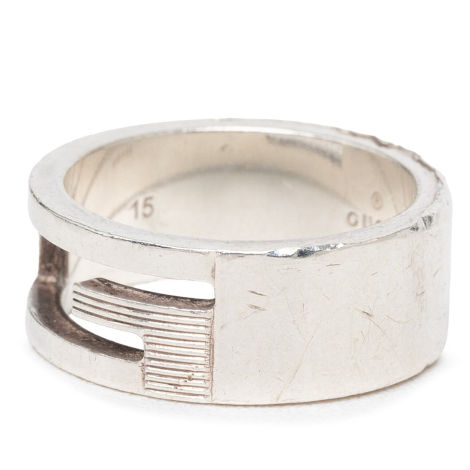 Gucci Silver 925 Band Ring (Pre-Owned)