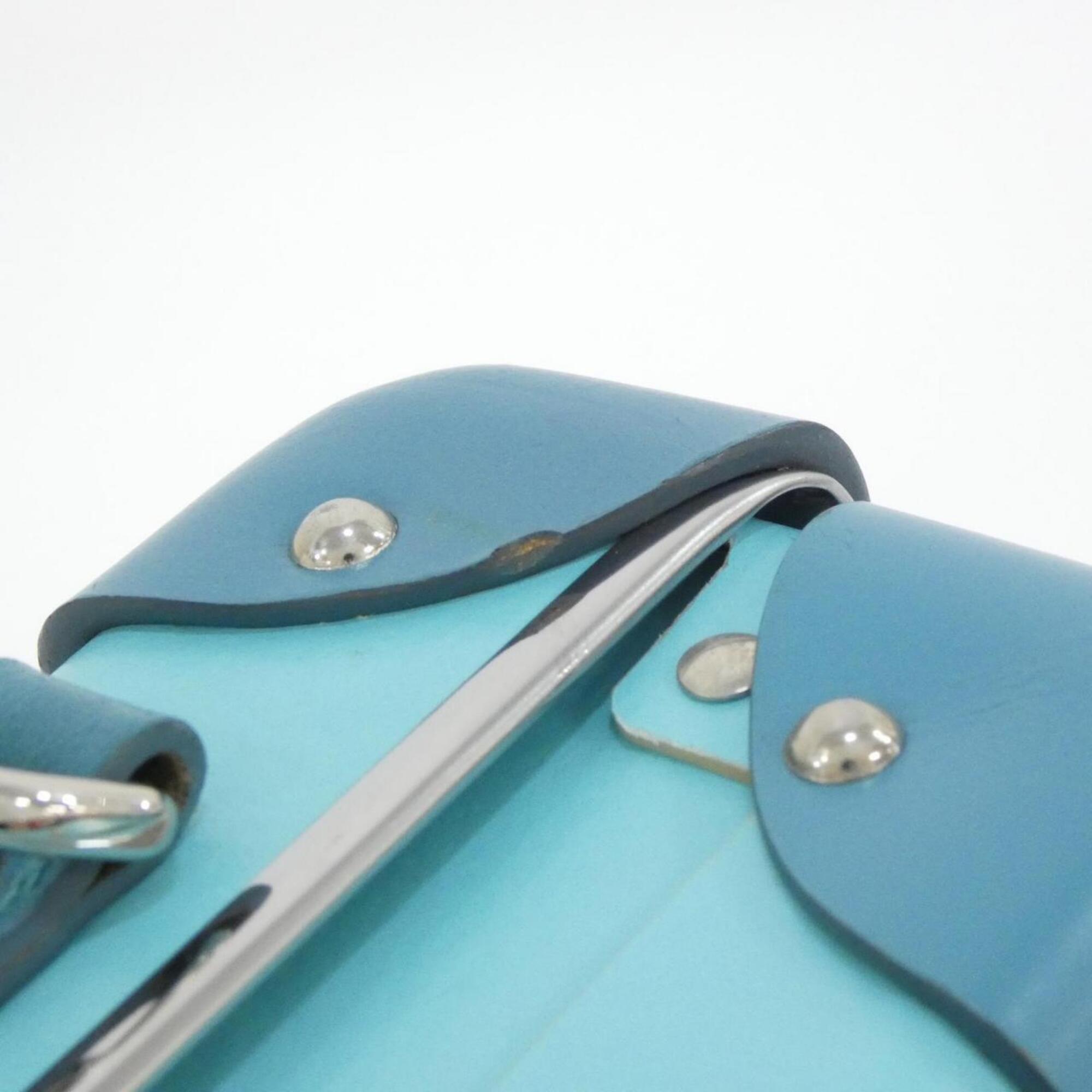 Tiffany Tiffany Blue Leather Shoulder Bag (Pre-Owned)