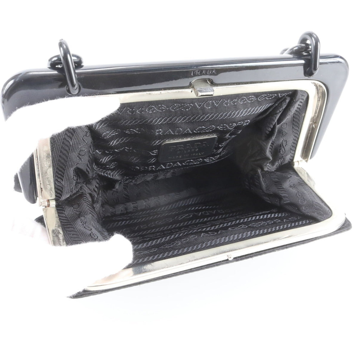 Prada Black Handbag Shoulder Bag (Pre-Owned)