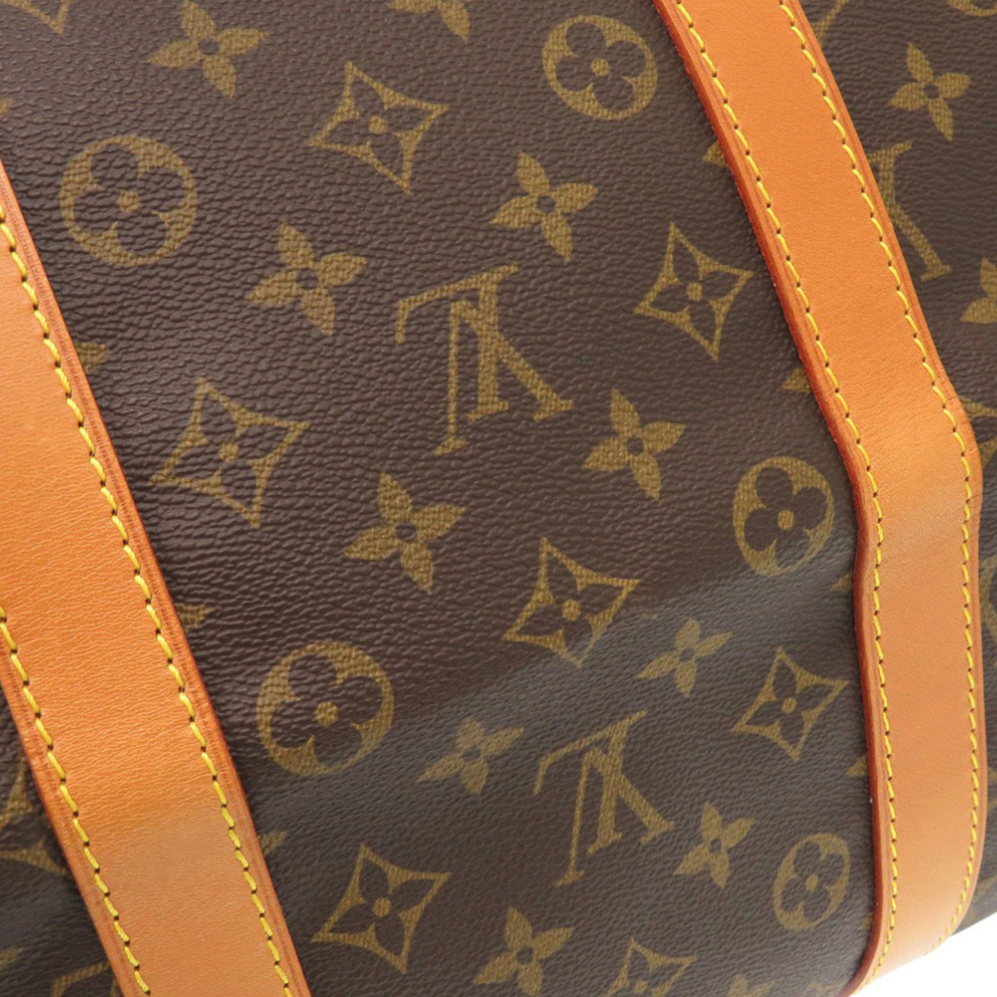 Louis Vuitton Brown Monogram Canvas Boston Bag (Pre-Owned)