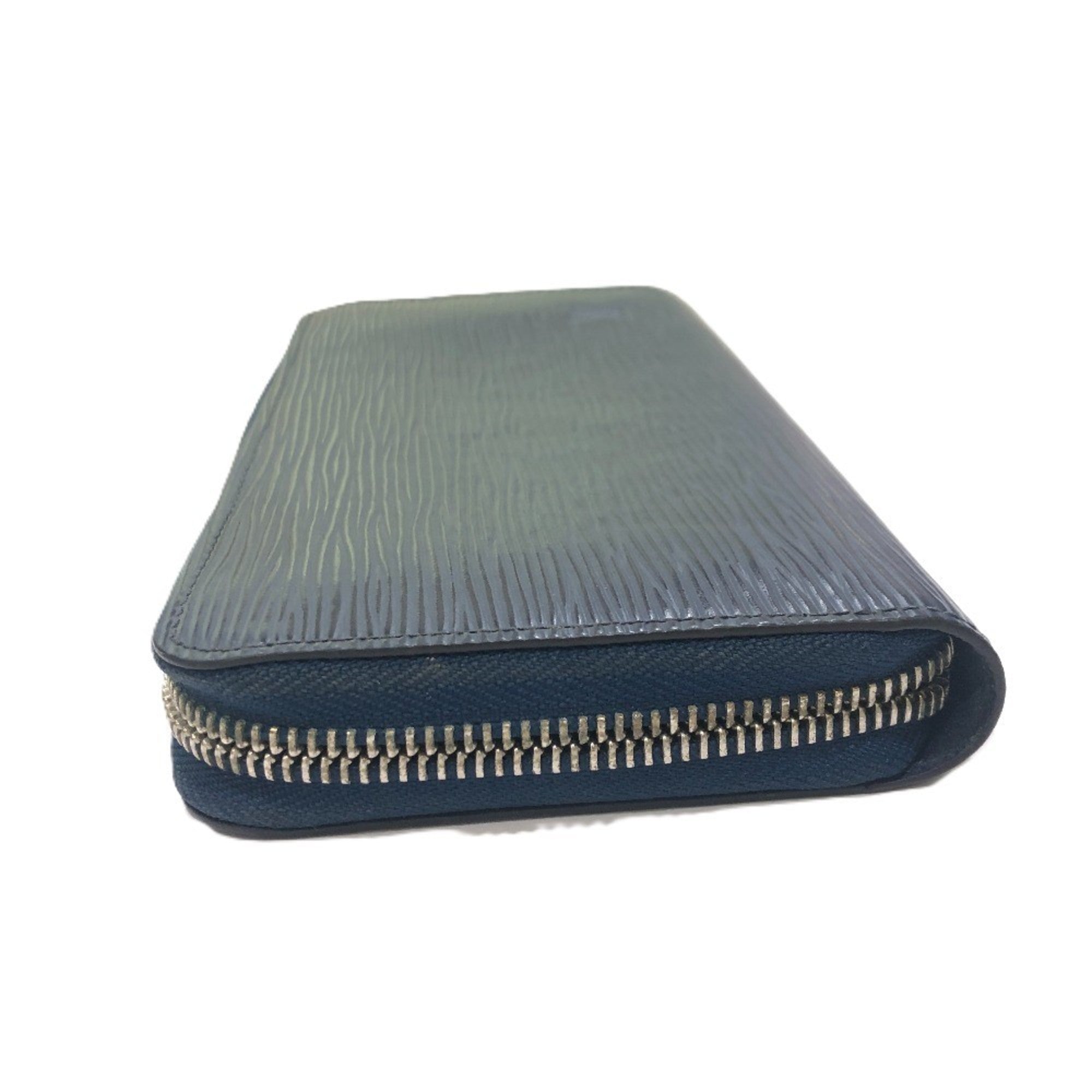 Louis Vuitton Epi Blue Epi Leather Long Wallet (Bi-Fold) (Pre-Owned)