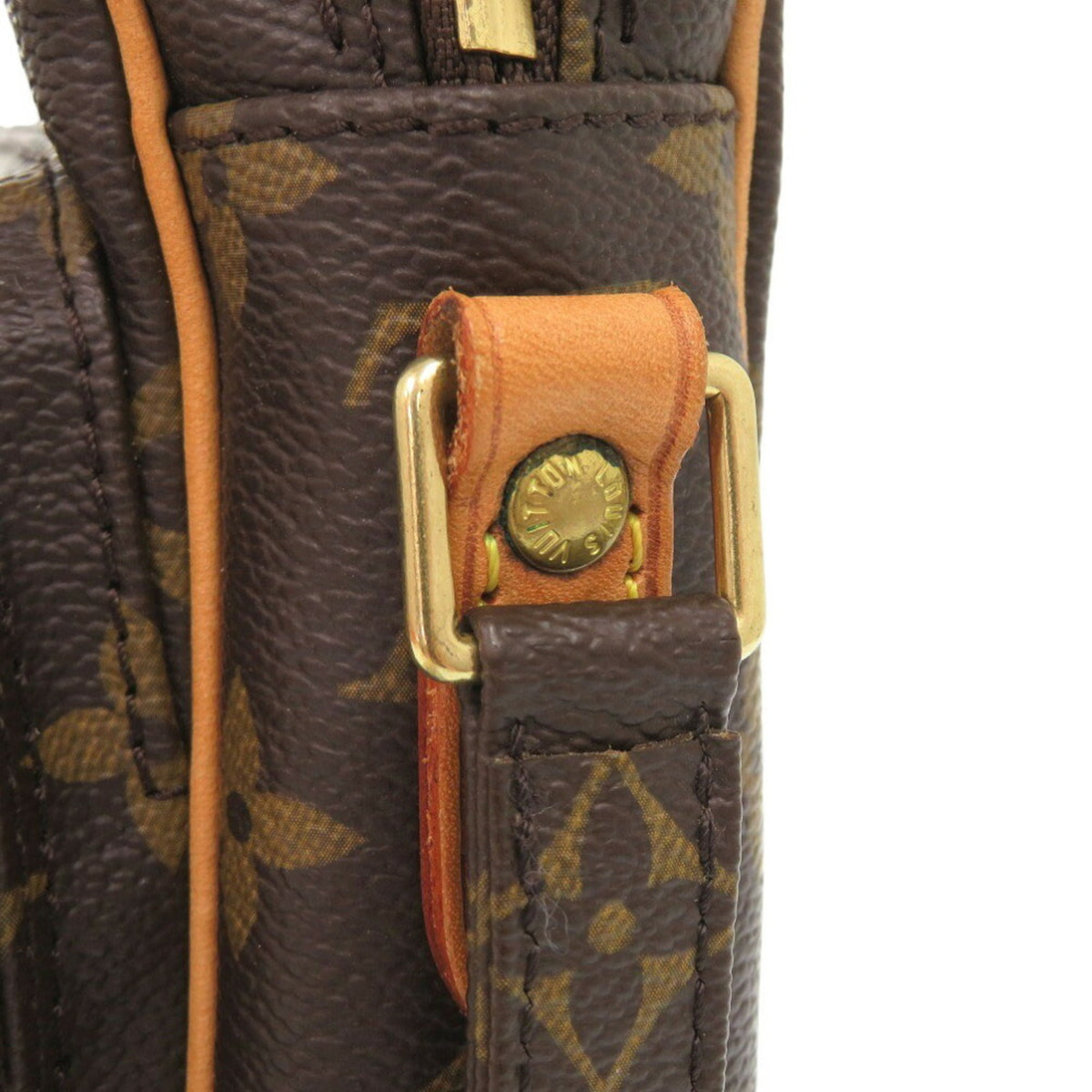 Louis Vuitton Brown Monogram Shoulder Bag (Pre-Owned)