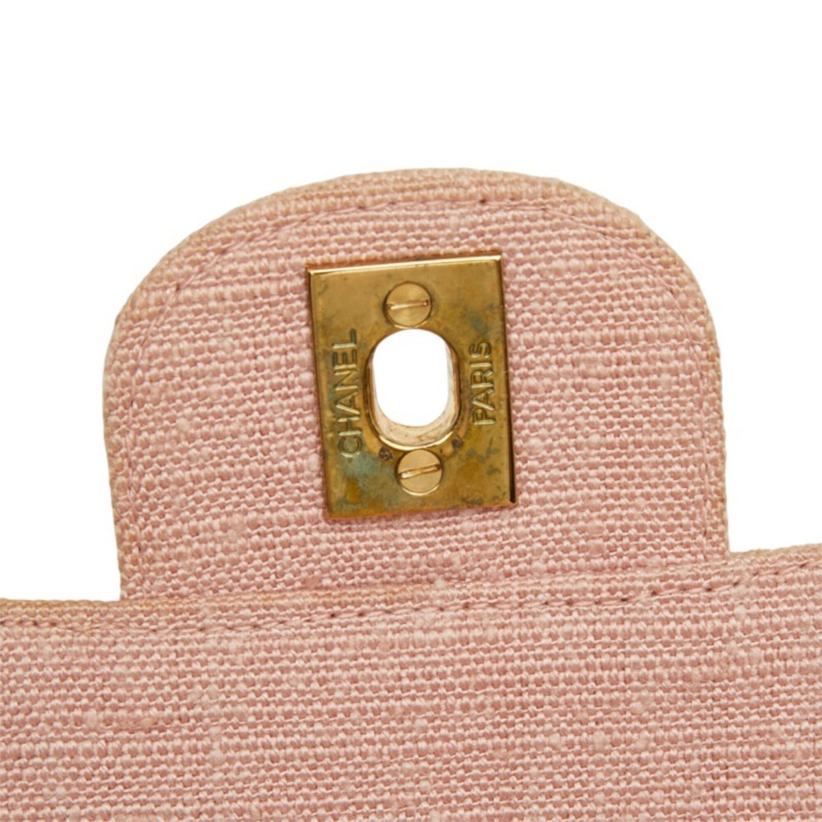 Chanel Pink Grained Calfskin Leather Shoulder Bag (Pre-Owned)