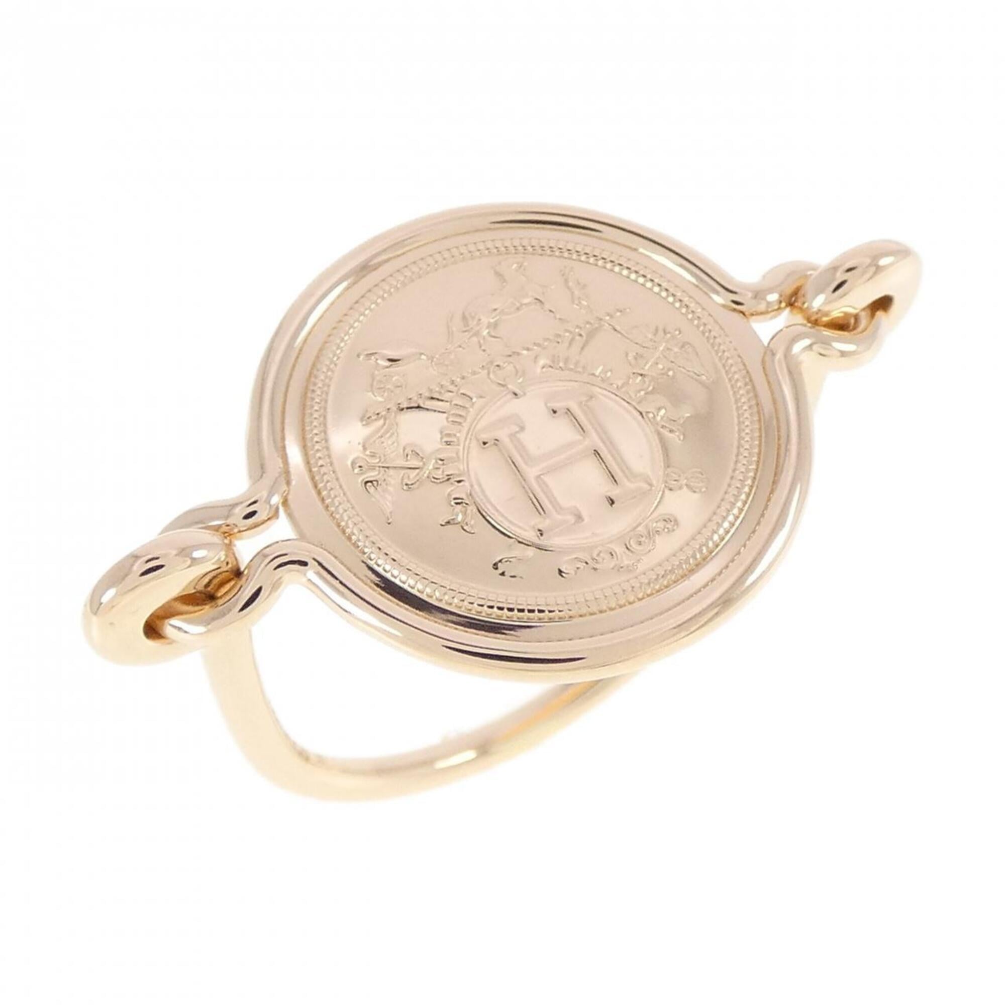 Hermes Pink Gold (18K) Band Ring (Pre-Owned)