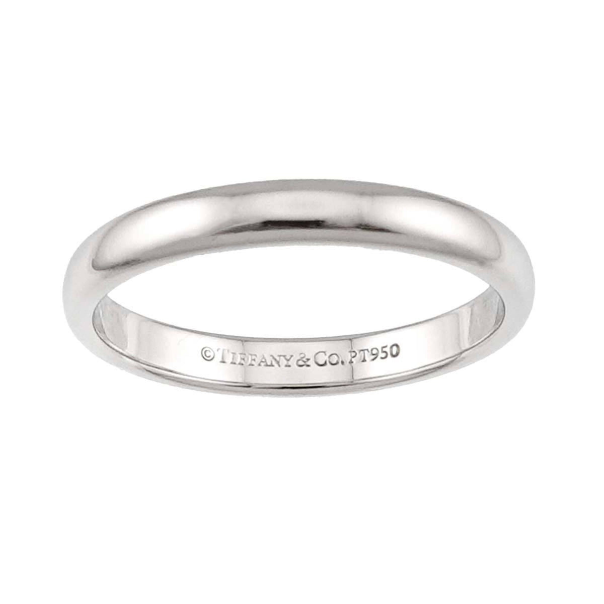 Tiffany Platinum 950 Band Ring (Pre-Owned)