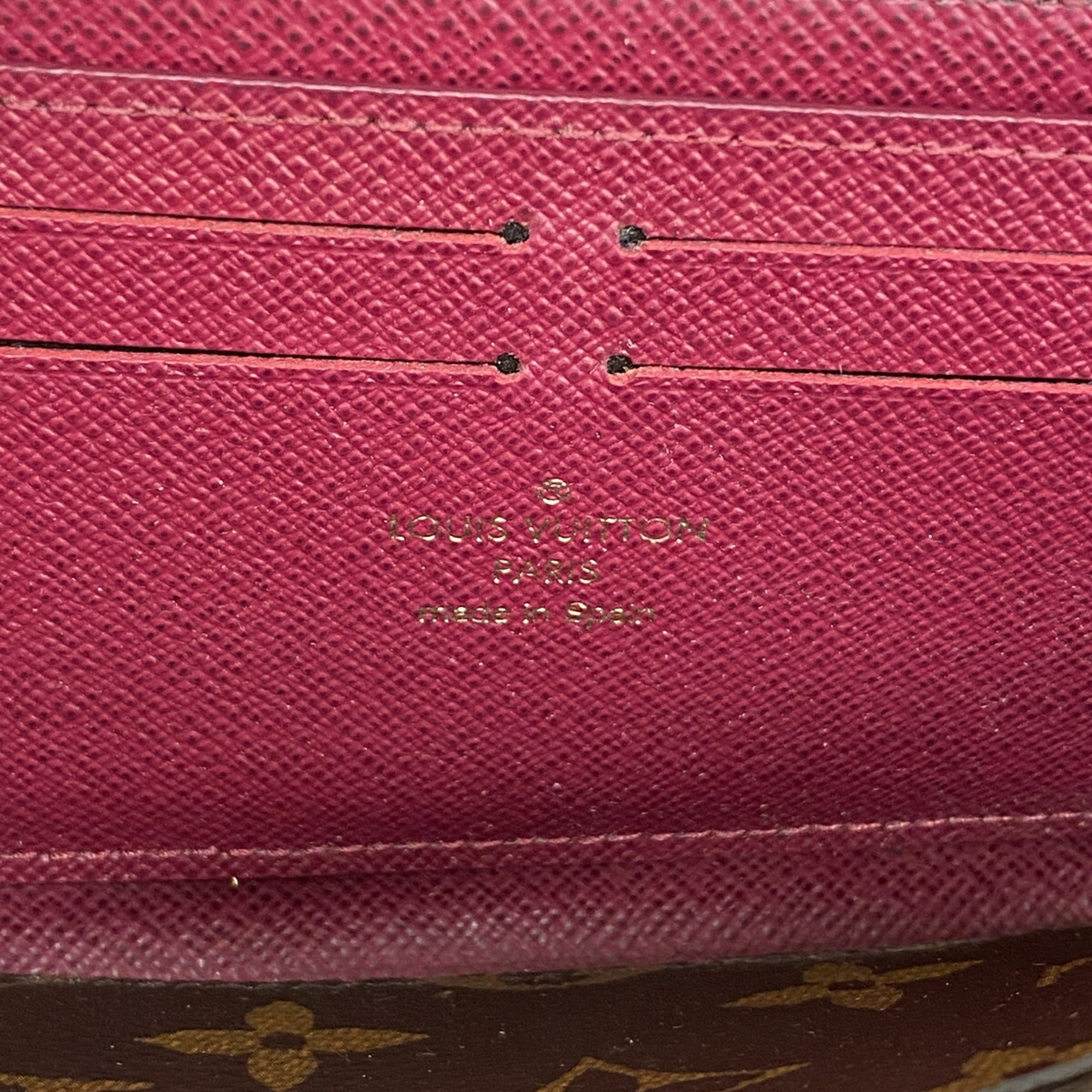 Louis Vuitton Fuchsia Long Wallet (Bi-Fold) (Pre-Owned)