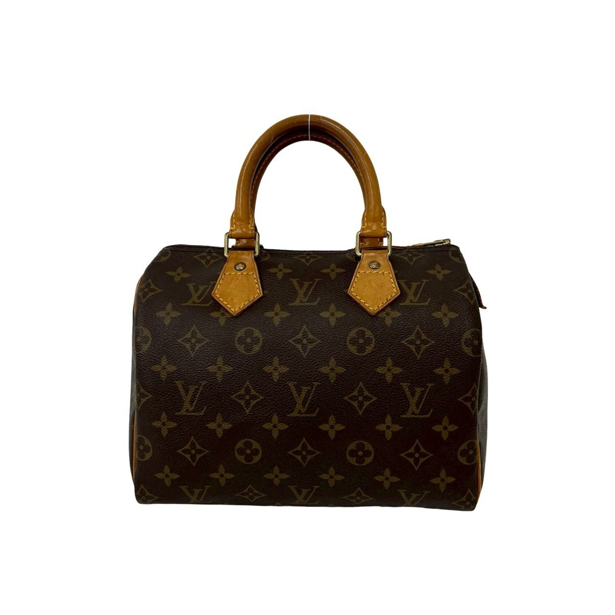 Louis Vuitton Brown Leather Pvc Boston Bag Handbag (Pre-Owned)