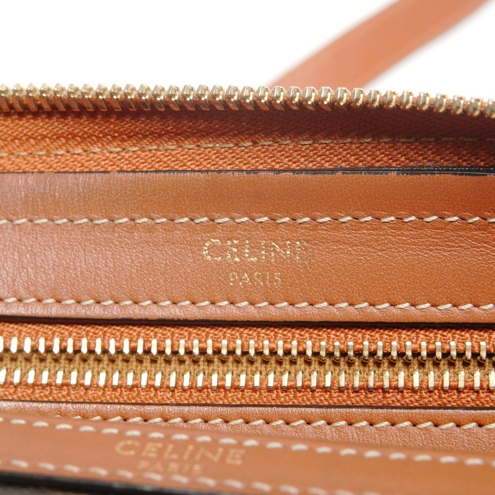 Celine Macadam Brown Pvc Boston Bag (Pre-Owned)