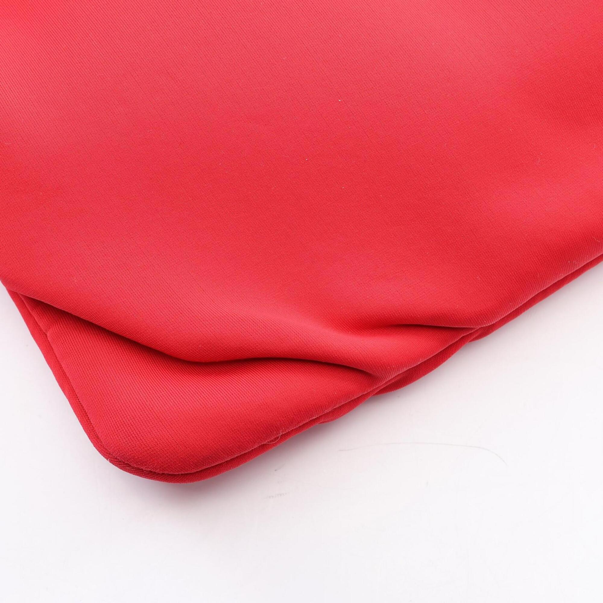 Hermes Red Color Neoprene Pouch (Pre-Owned)