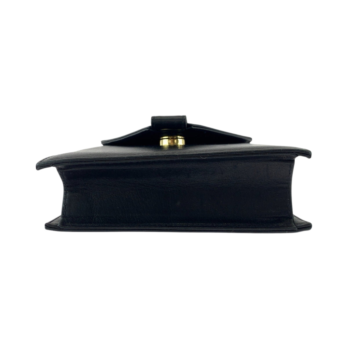Mcm Black Leather Handbag Shoulder Bag (Pre-Owned)