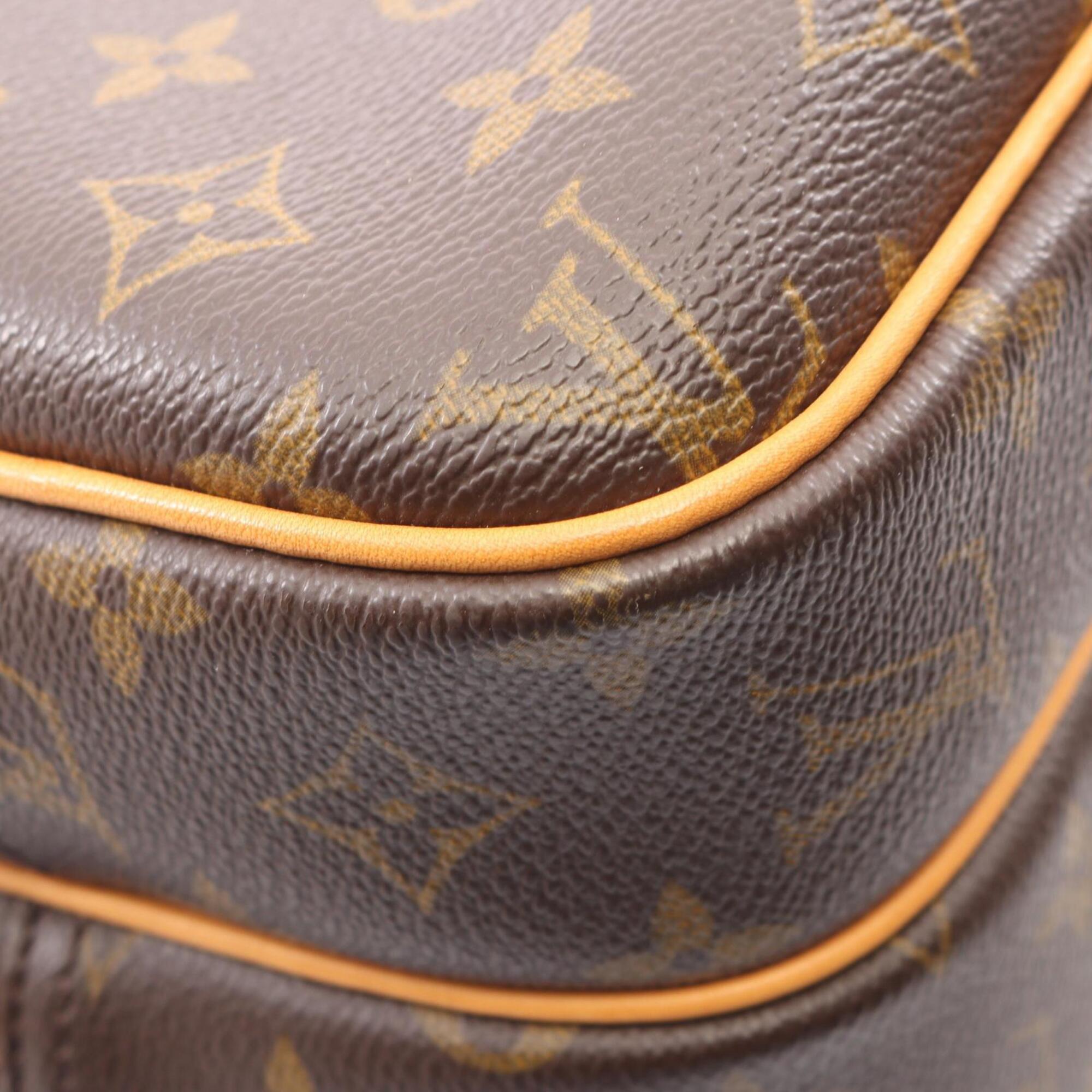 Louis Vuitton Brown Pvc Leather Handbag Shoulder Bag (Pre-Owned)