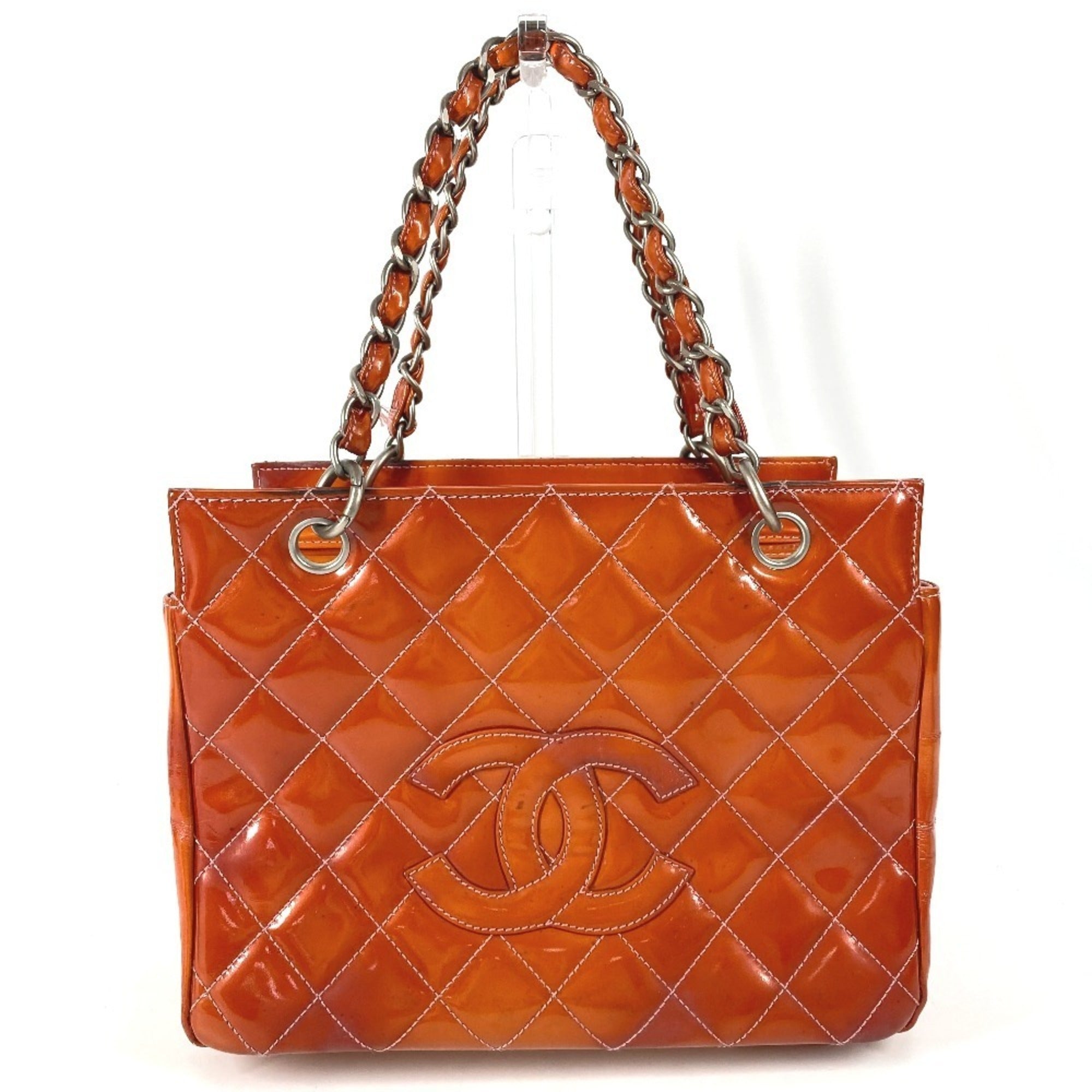 Chanel Pink Quilting Handbag Shoulder Bag Tote Bag (Pre-Owned)