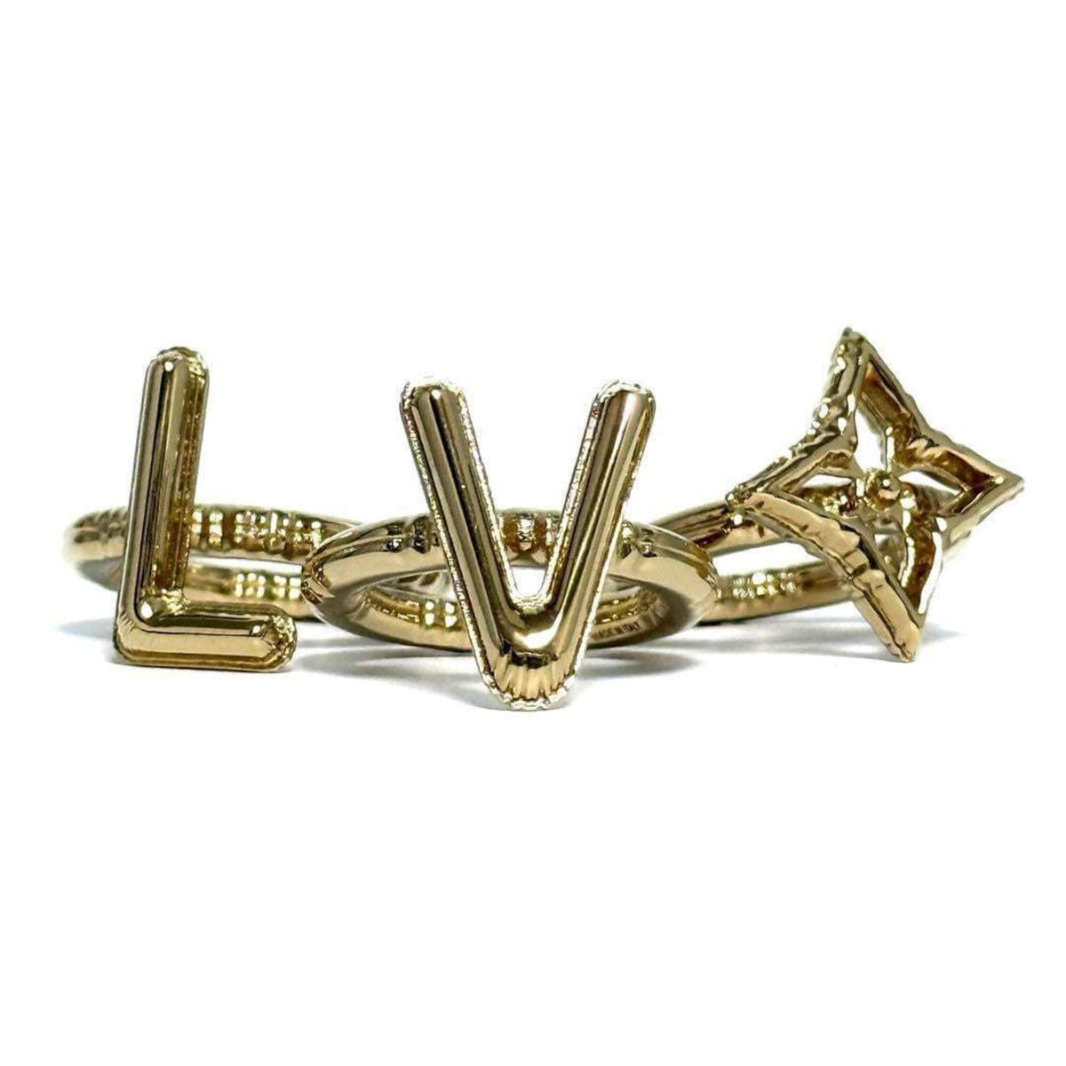 Louis Vuitton Metal Band Ring (Pre-Owned)
