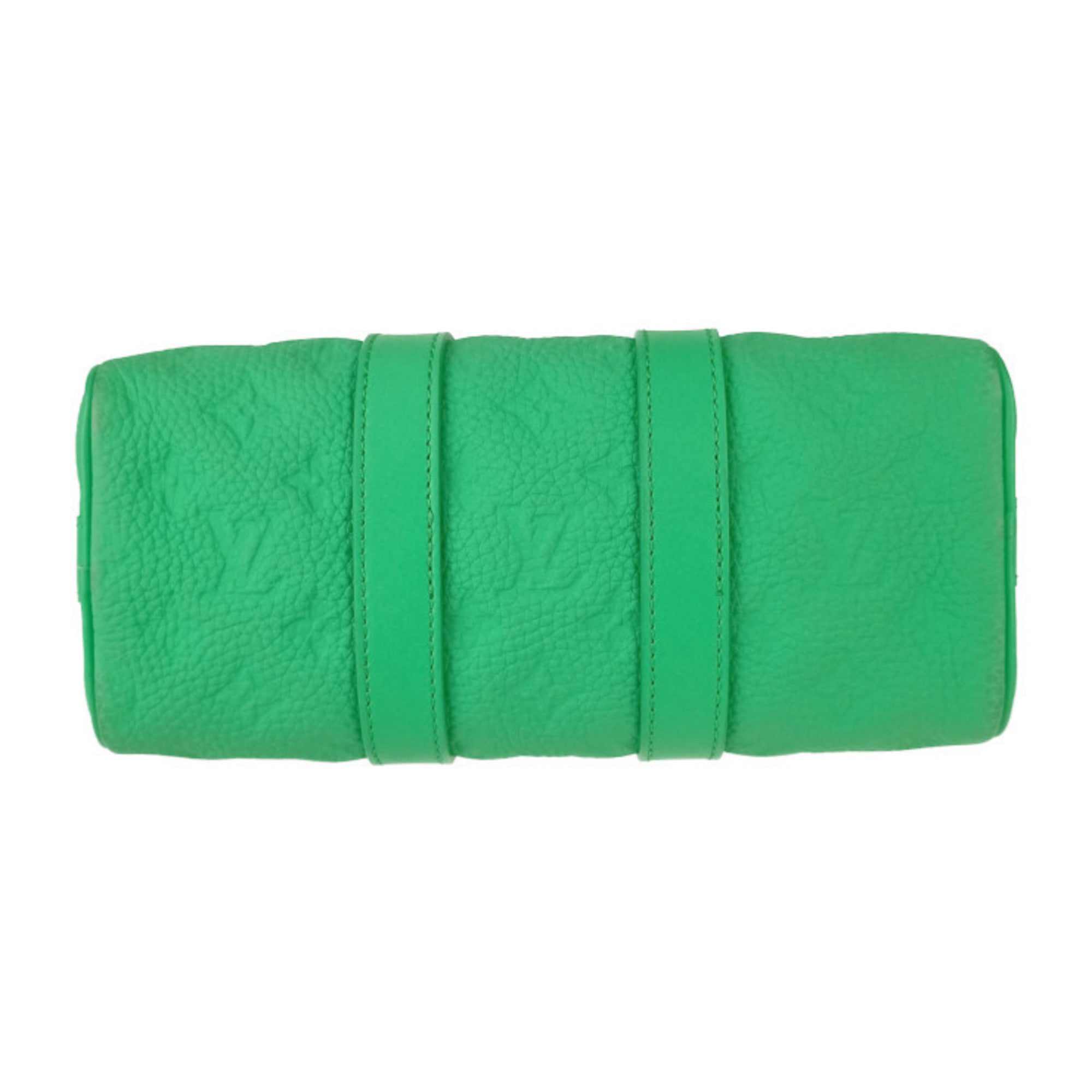 Louis Vuitton Green Leather Handbag Shoulder Bag (Pre-Owned)