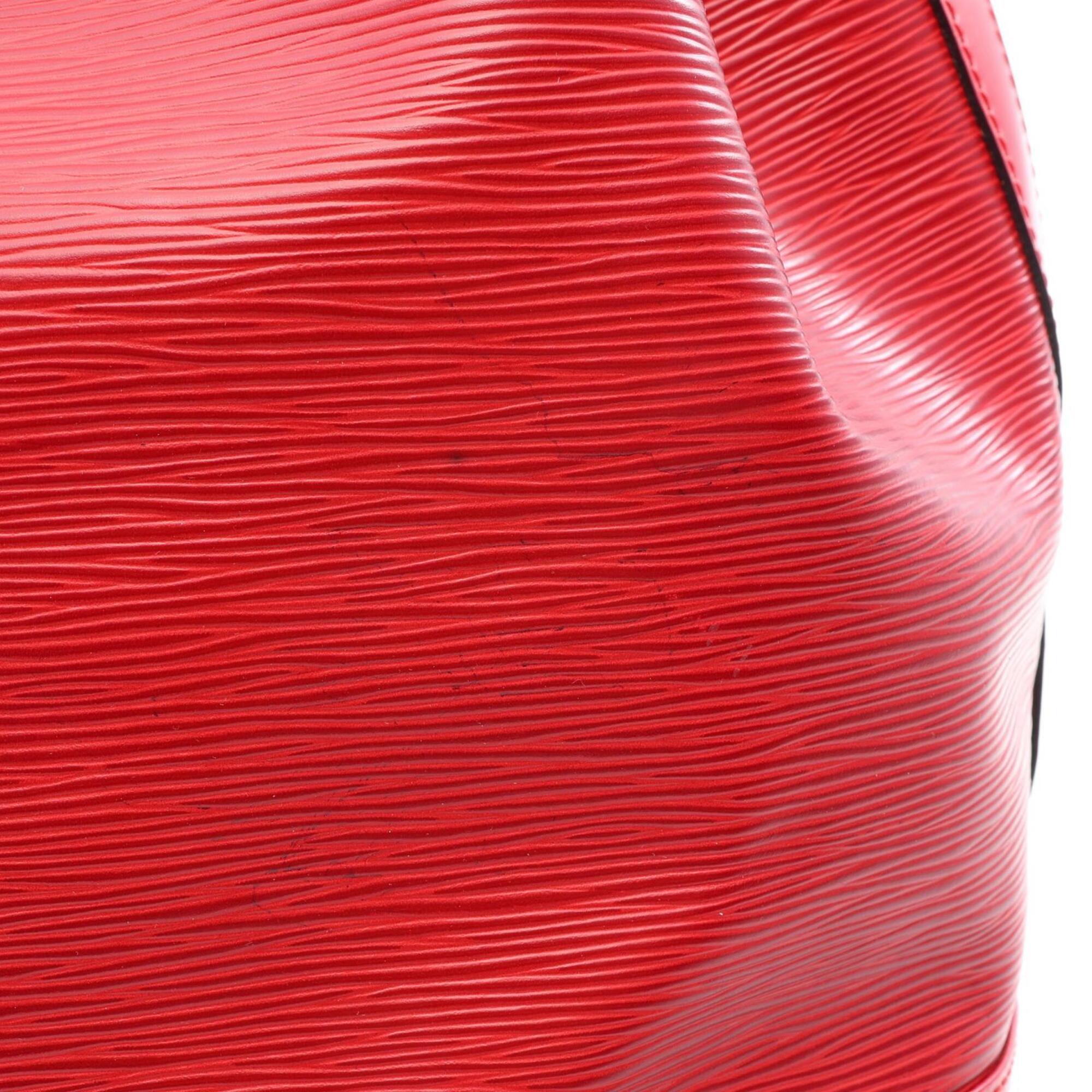 Louis Vuitton Castilian Red Red Color Epi Leather Handbag Shoulder Bag (Pre-Owned)