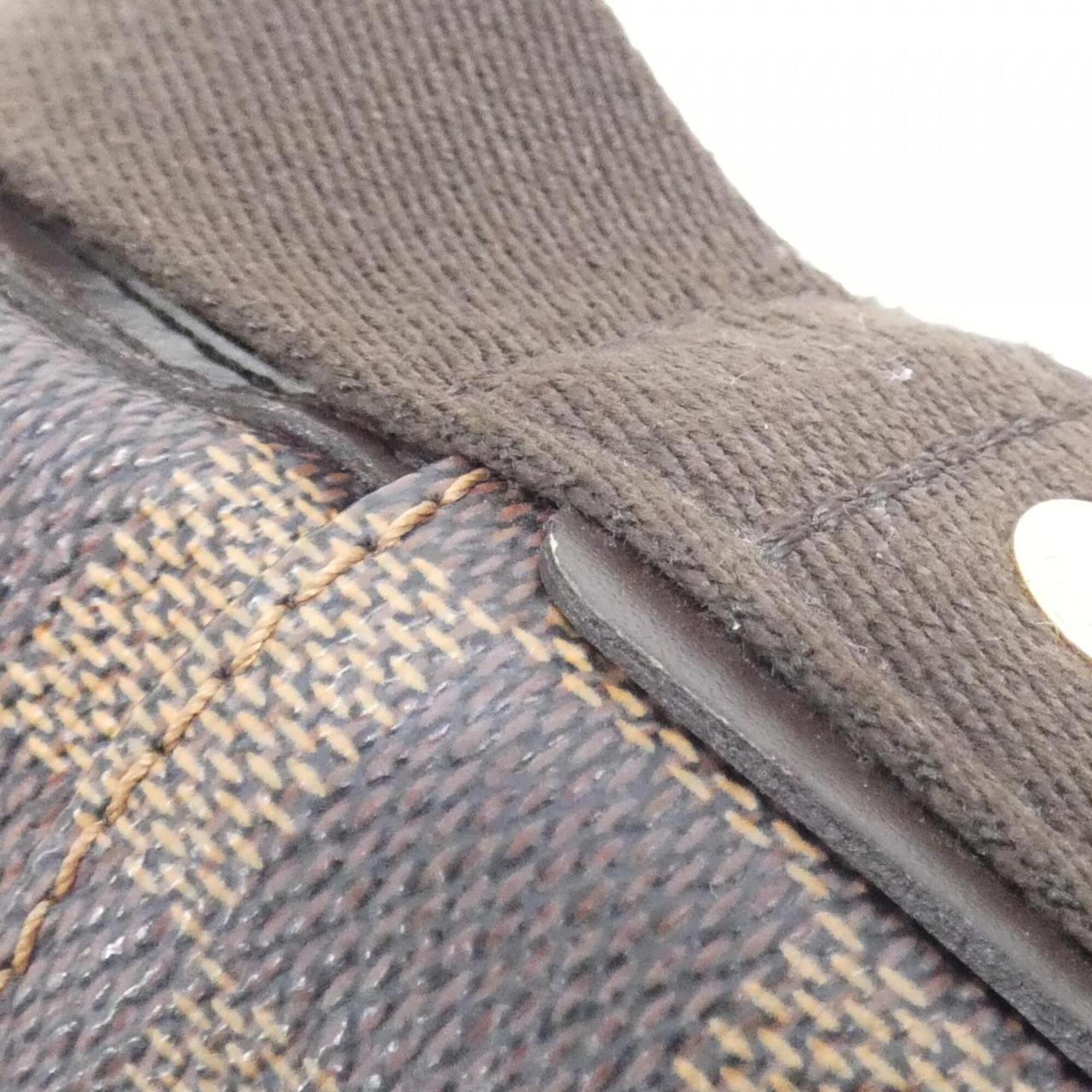 Louis Vuitton Damier Canvas Ebene Coated Canvas Shoulder Bag (Pre-Owned)