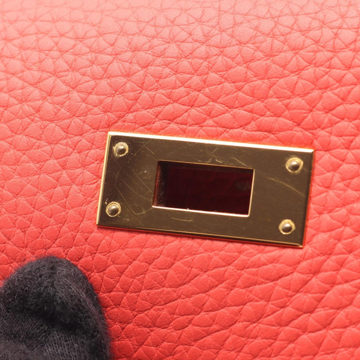 Hermes Pink Rose Jaipur Taurillon Clemence Leather Handbag (Pre-Owned)
