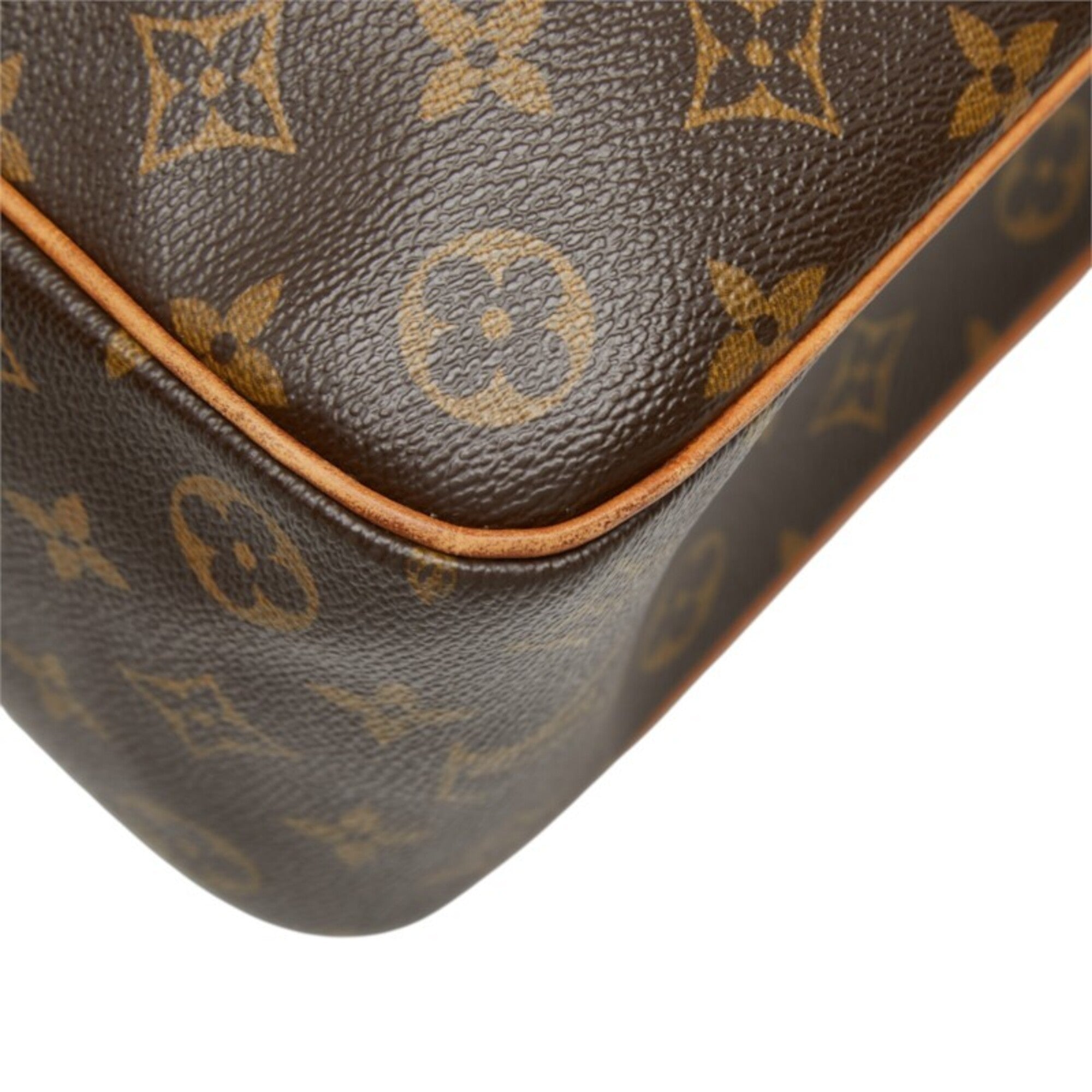 Louis Vuitton Brown Monogram Pvc Leather Shoulder Bag Tote Bag (Pre-Owned)