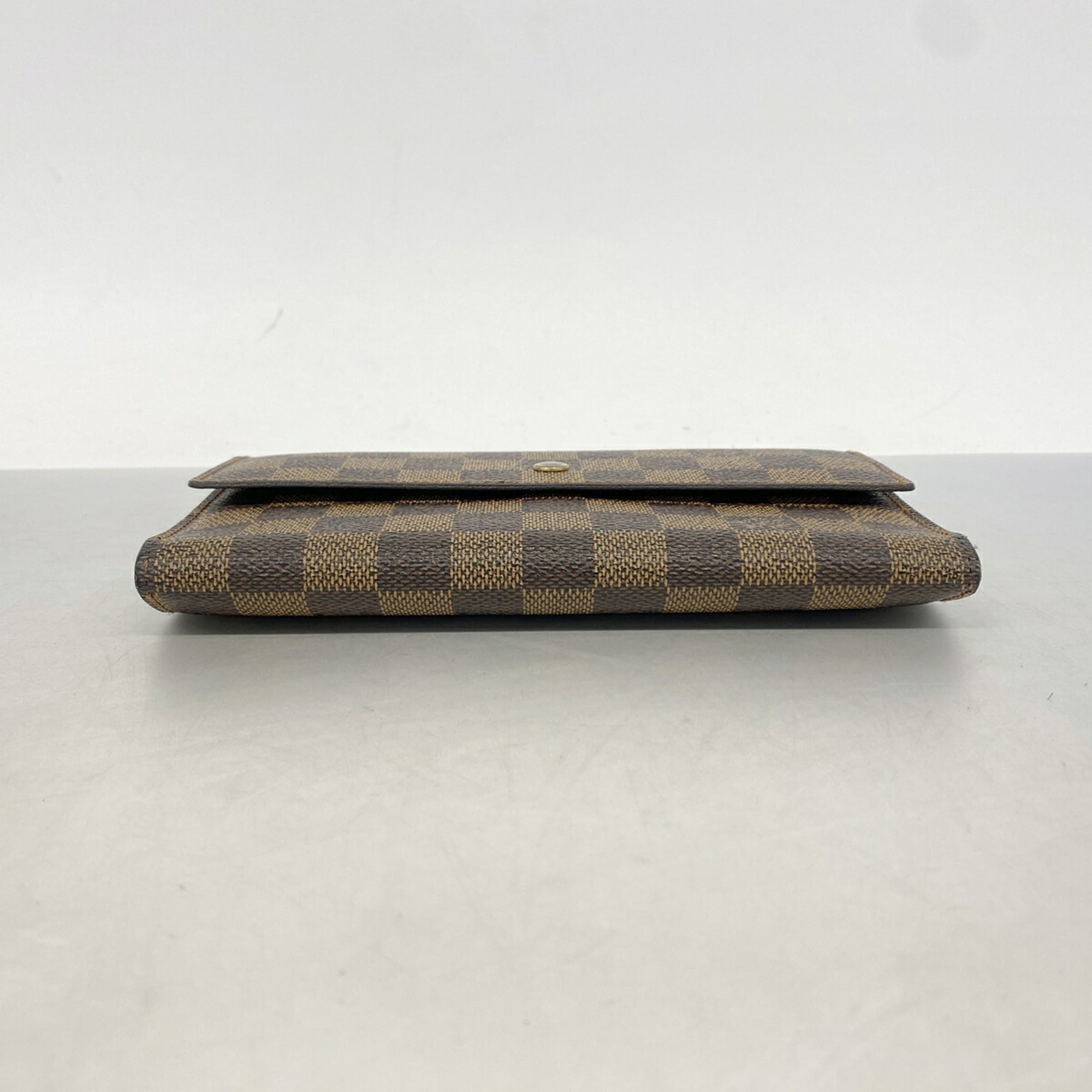 Louis Vuitton Ebene Long Wallet (Tri-Fold) (Pre-Owned)