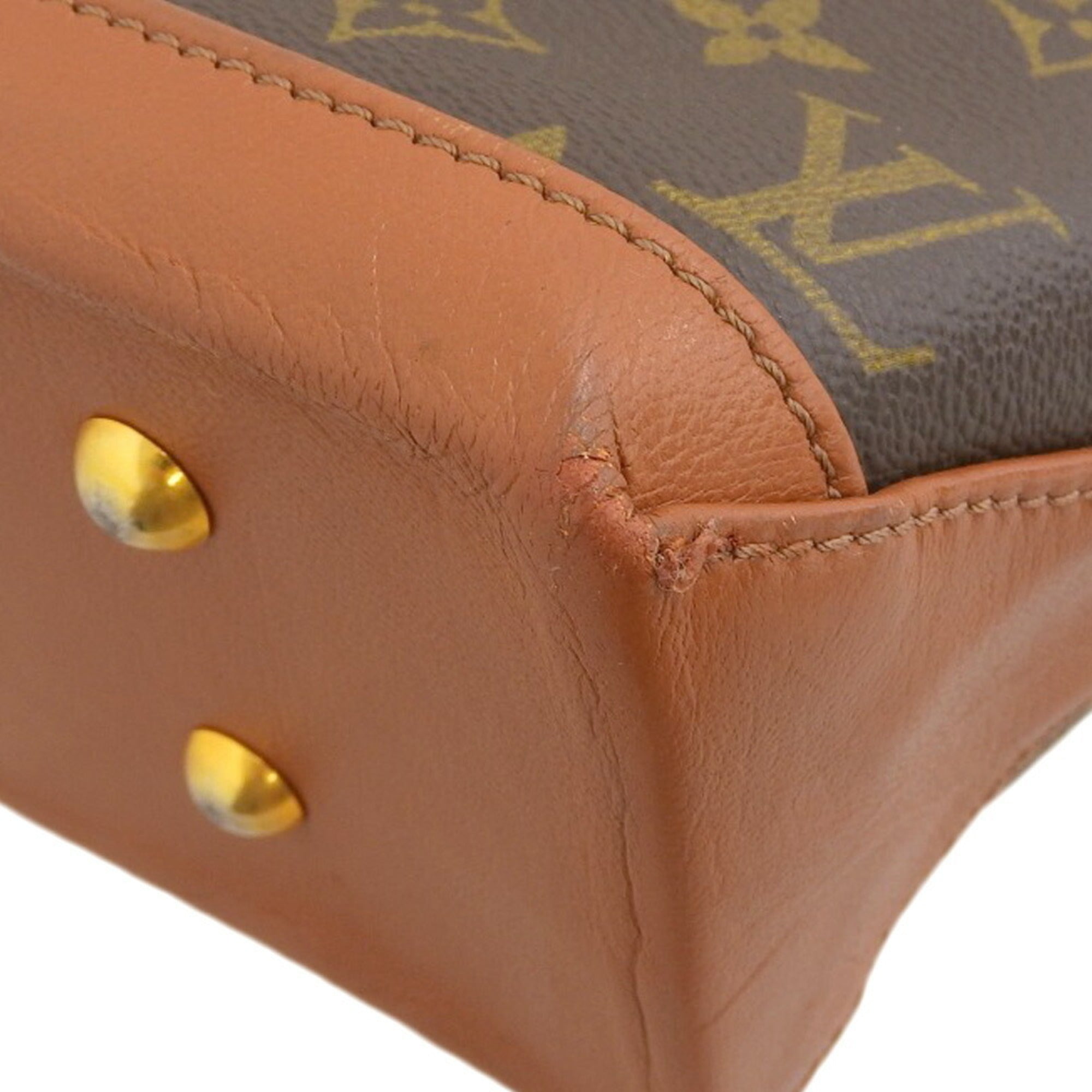 Louis Vuitton Brown Monogram Pvc Handbag Tote Bag (Pre-Owned)
