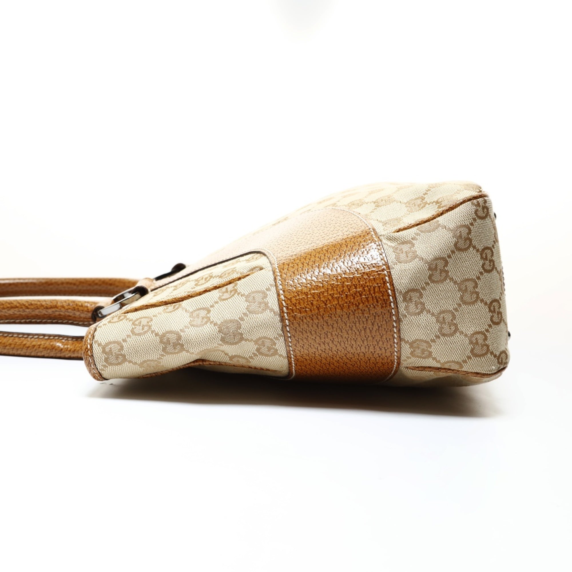 Gucci Beige Gg Canvas Tote Bag (Pre-Owned)