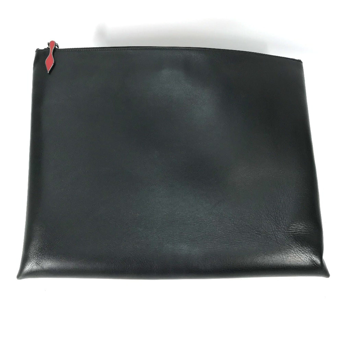 Christian Louboutin Black Leather Clutch Bag (Pre-Owned)