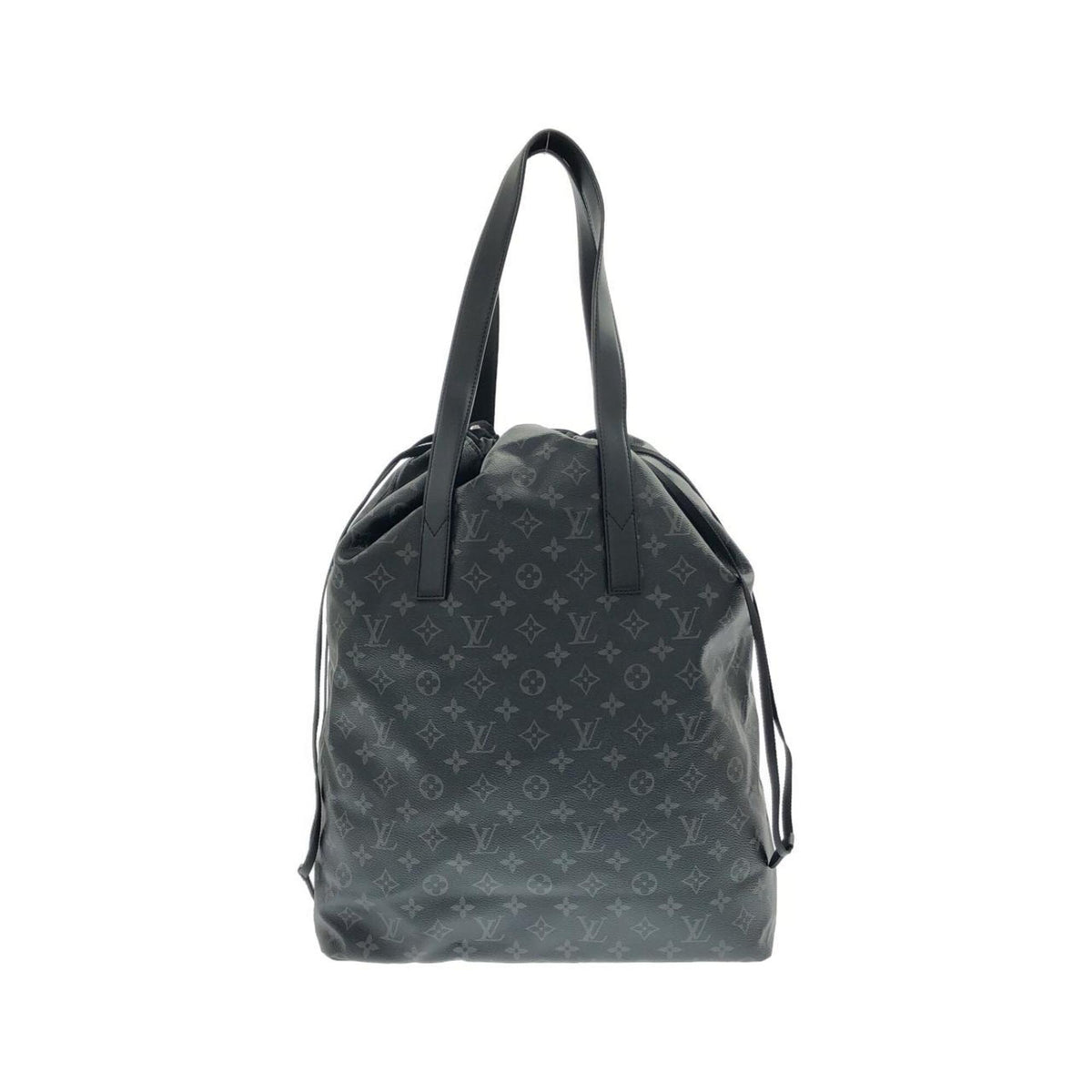 Louis Vuitton Black Coated Canvas Handbag (Pre-Owned)