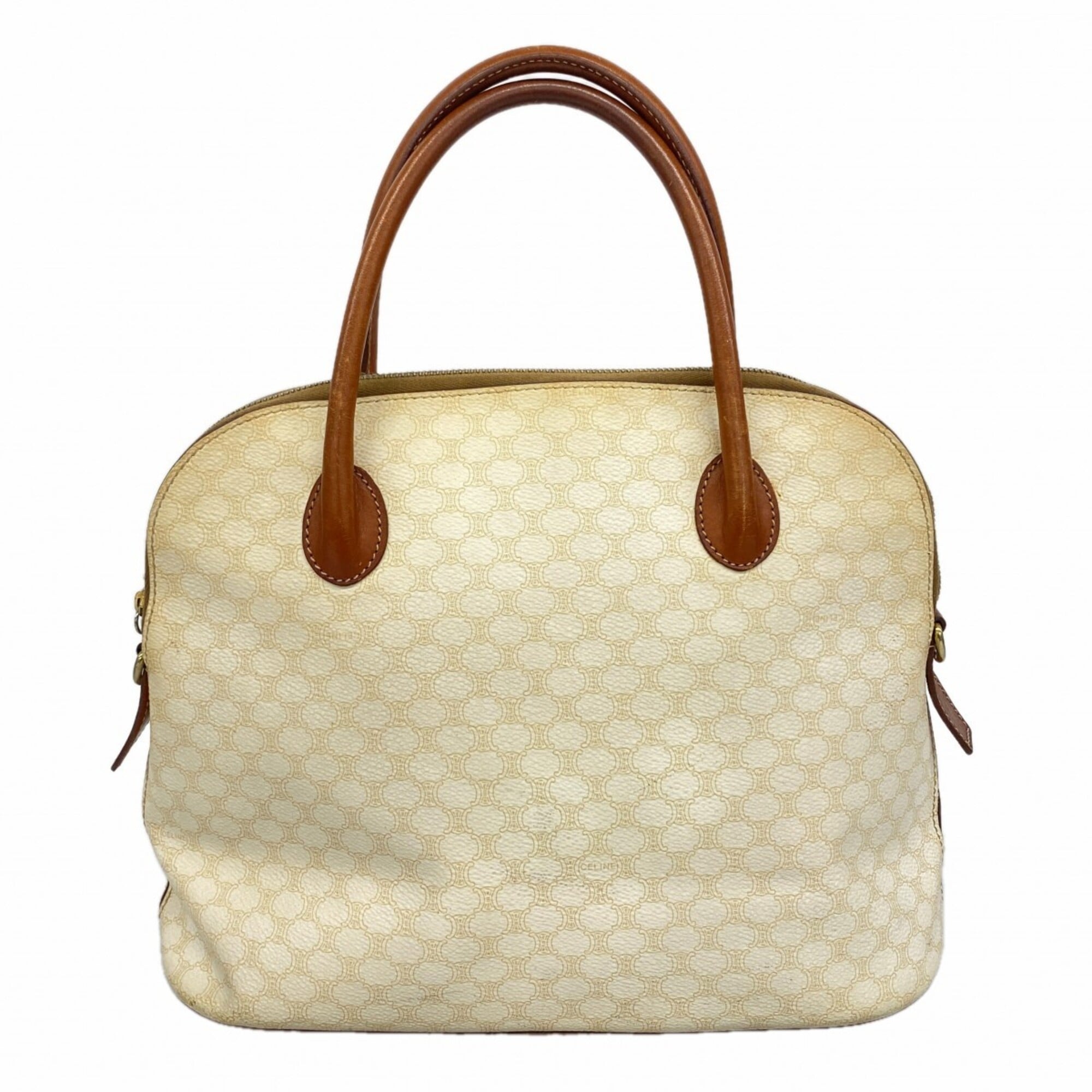 Celine Beige Pvc Handbag (Pre-Owned)