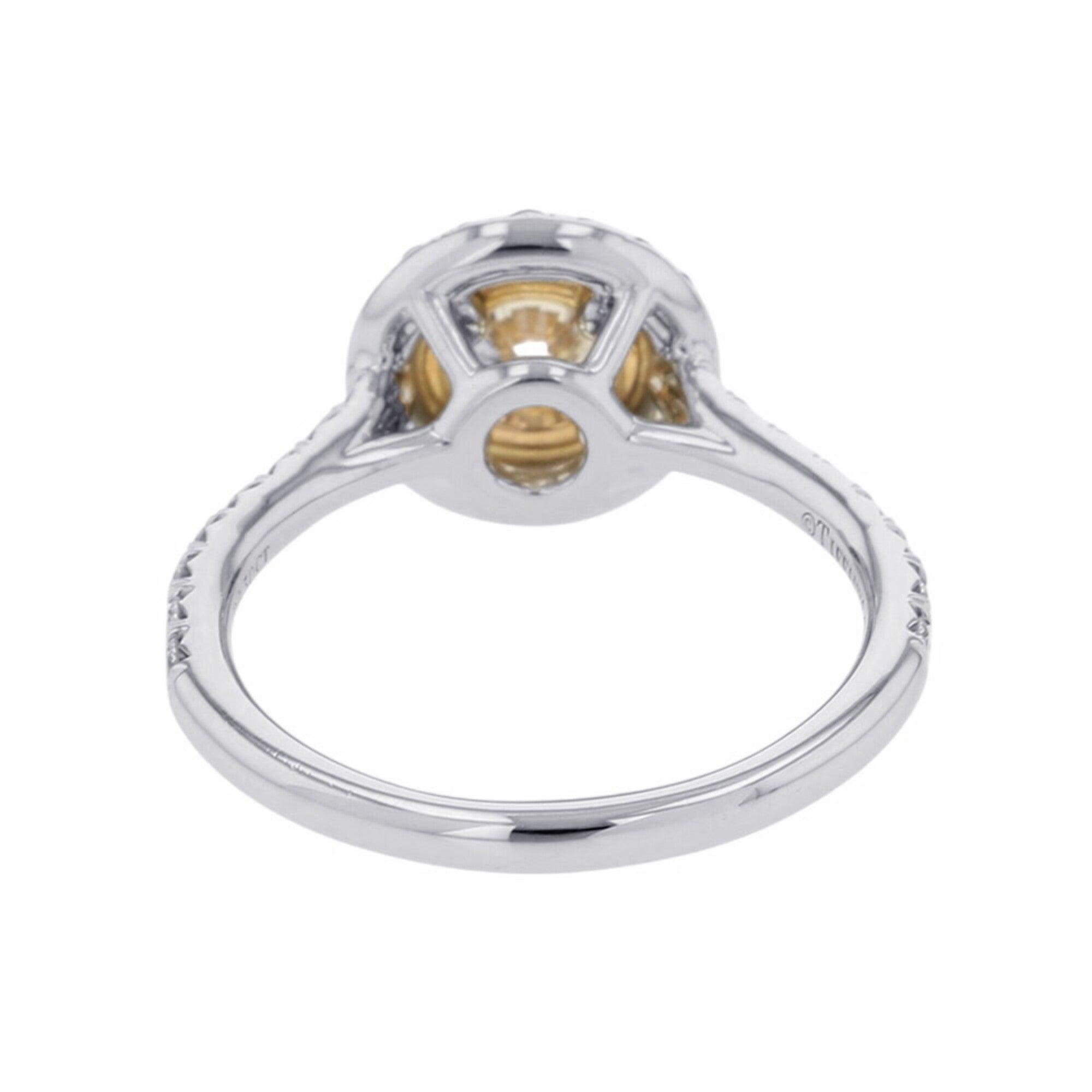 Tiffany Yellow Gold (18K) Platinum 950 Band Ring (Pre-Owned)