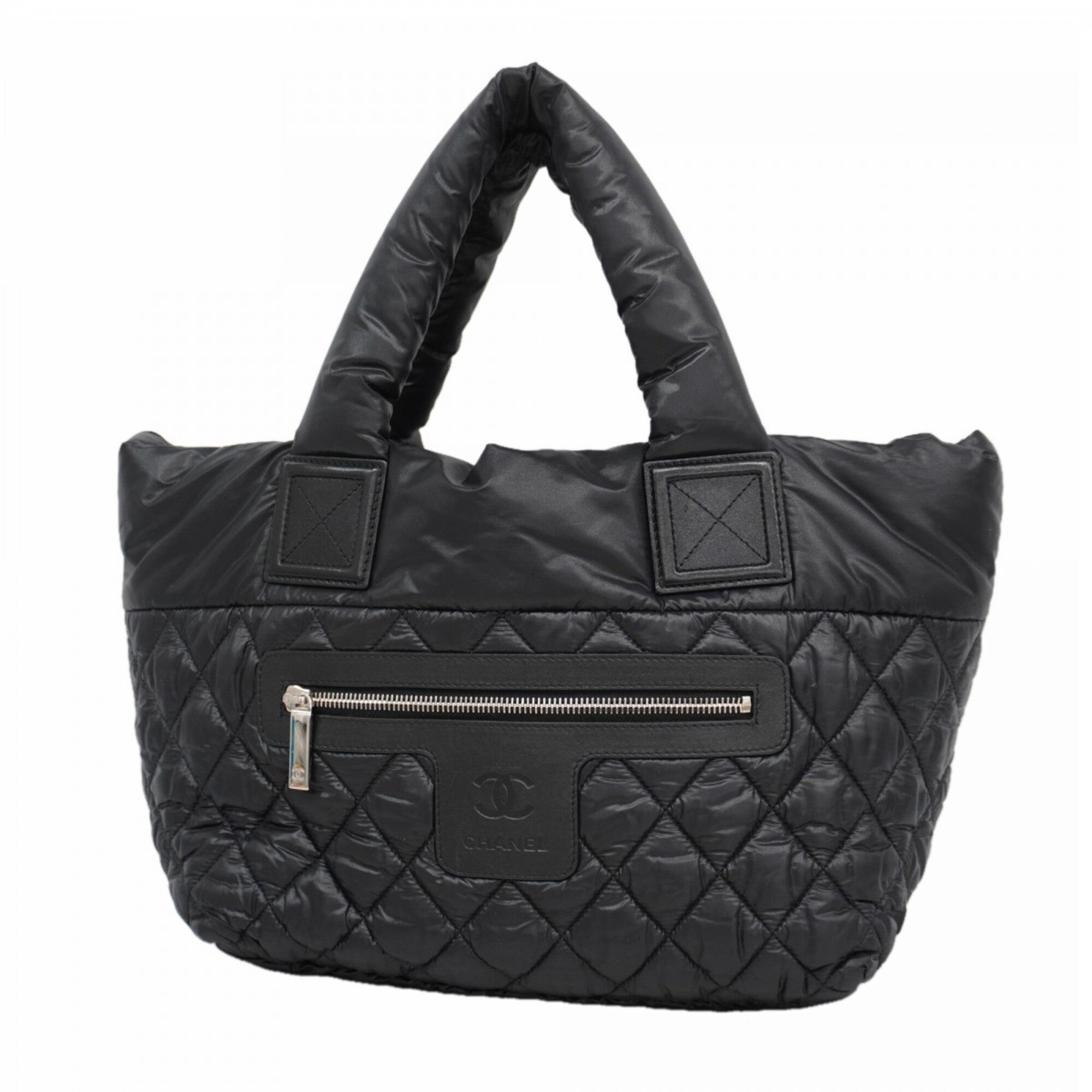 Chanel Black Nylon Tote Bag (Pre-Owned)