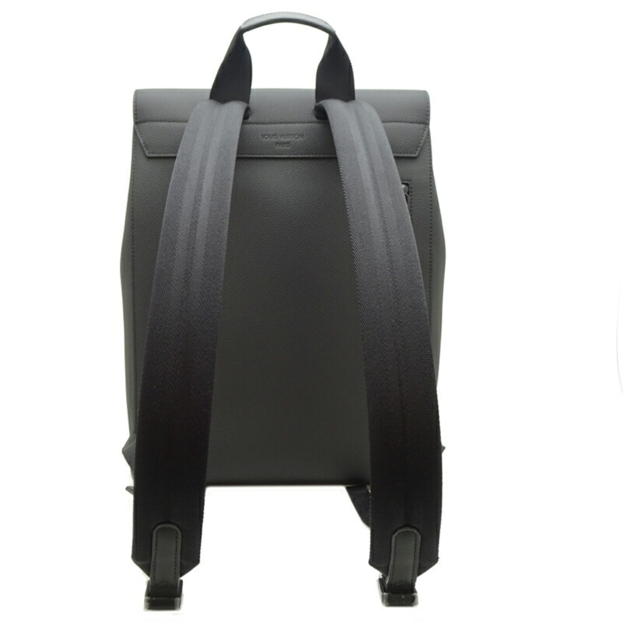 Louis Vuitton Black Leather Backpack (Pre-Owned)