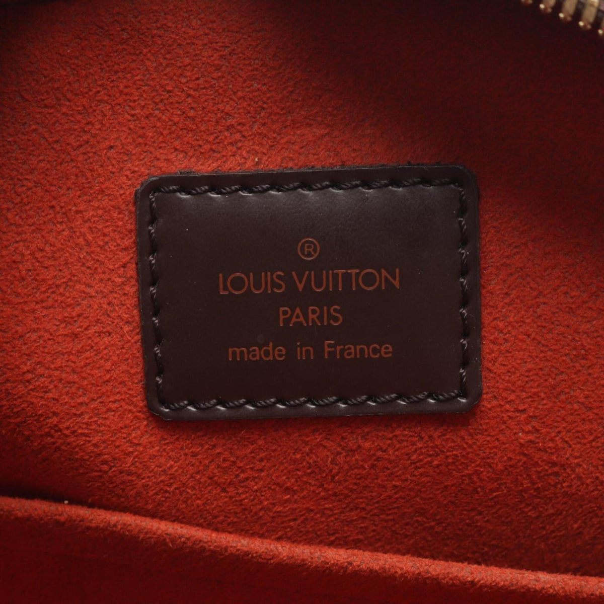 Louis Vuitton Brown Coated Canvas Leather Handbag (Pre-Owned)
