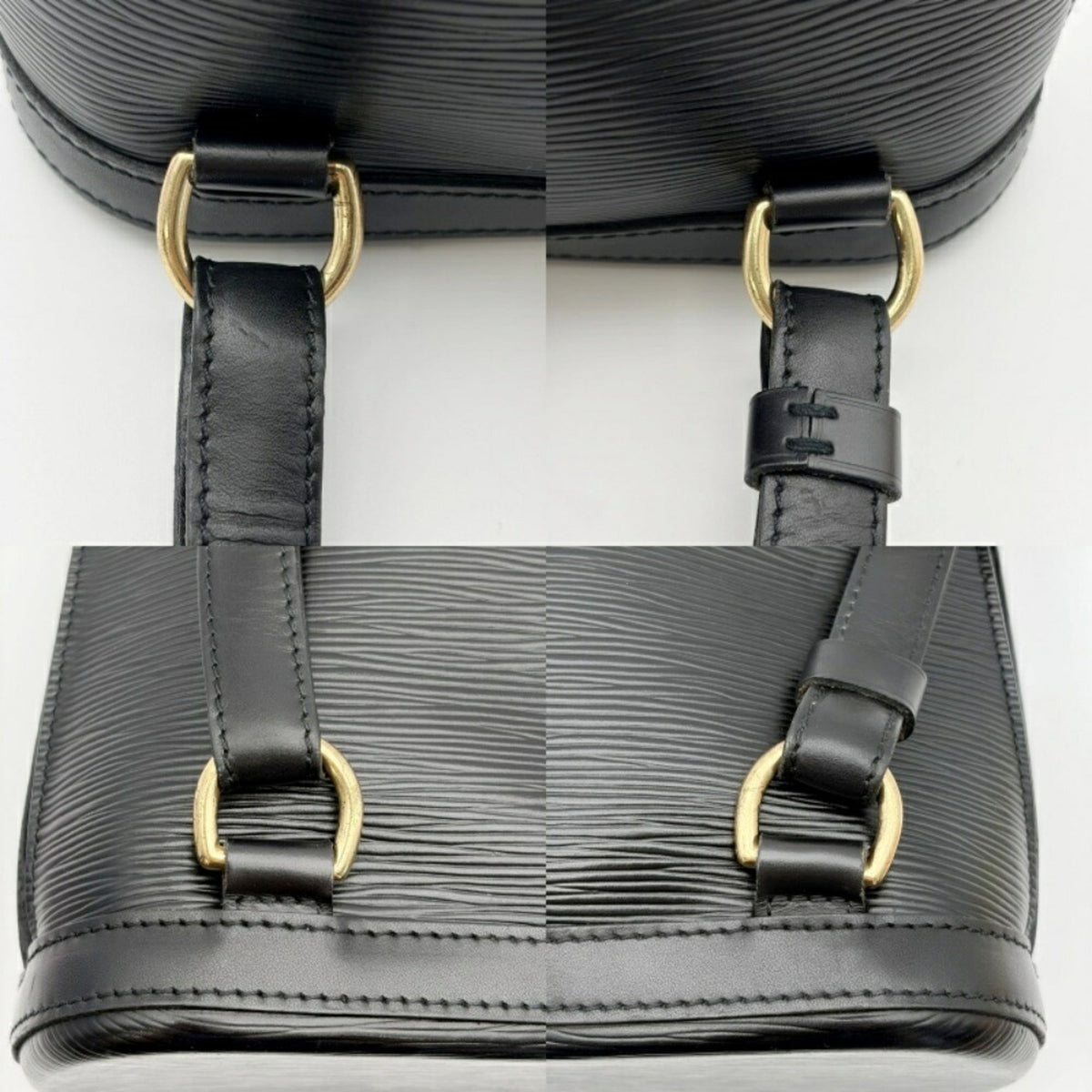 Louis Vuitton Noir Epi Leather Backpack (Pre-Owned)