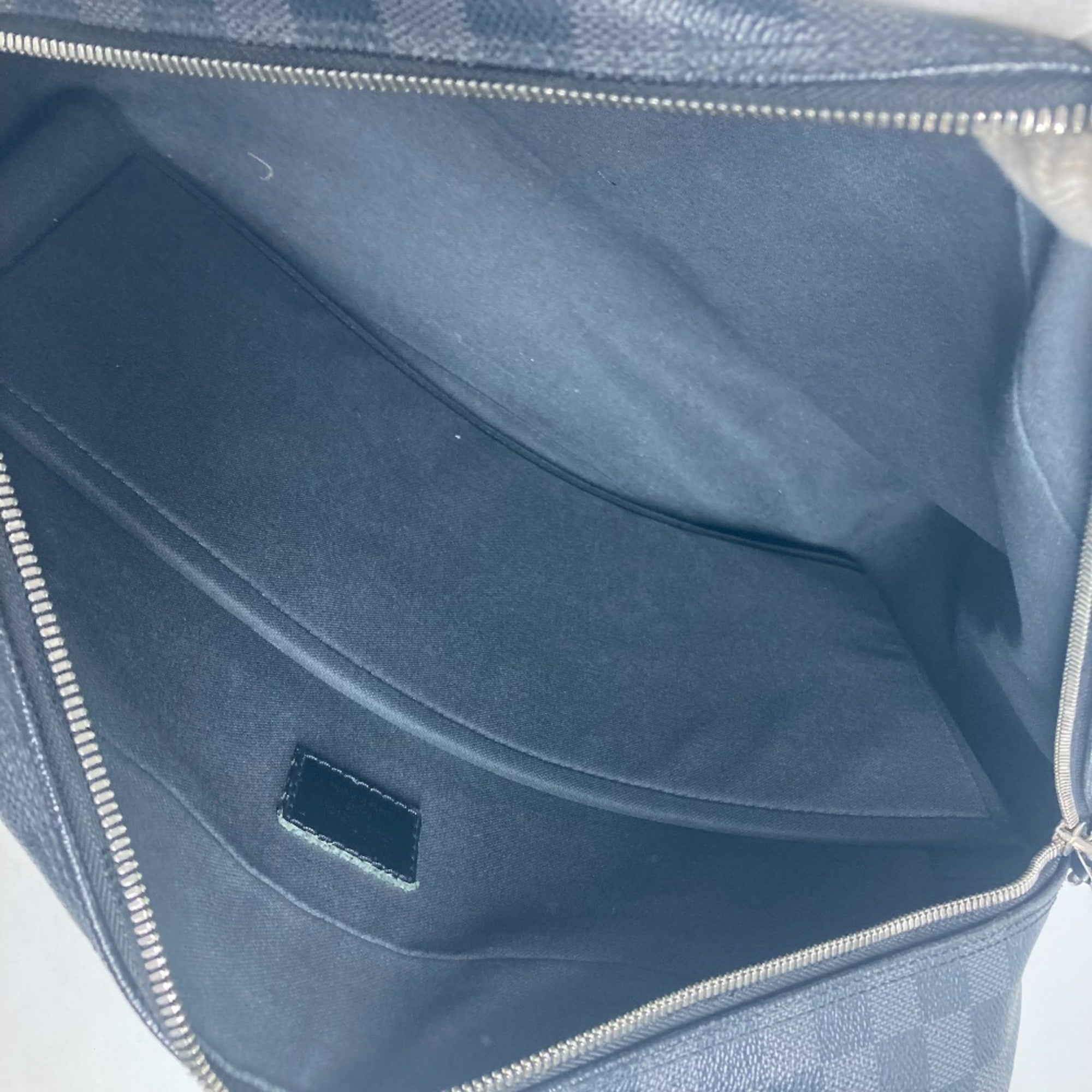Louis Vuitton Black Damier Graphite Handbag Tote Bag (Pre-Owned)