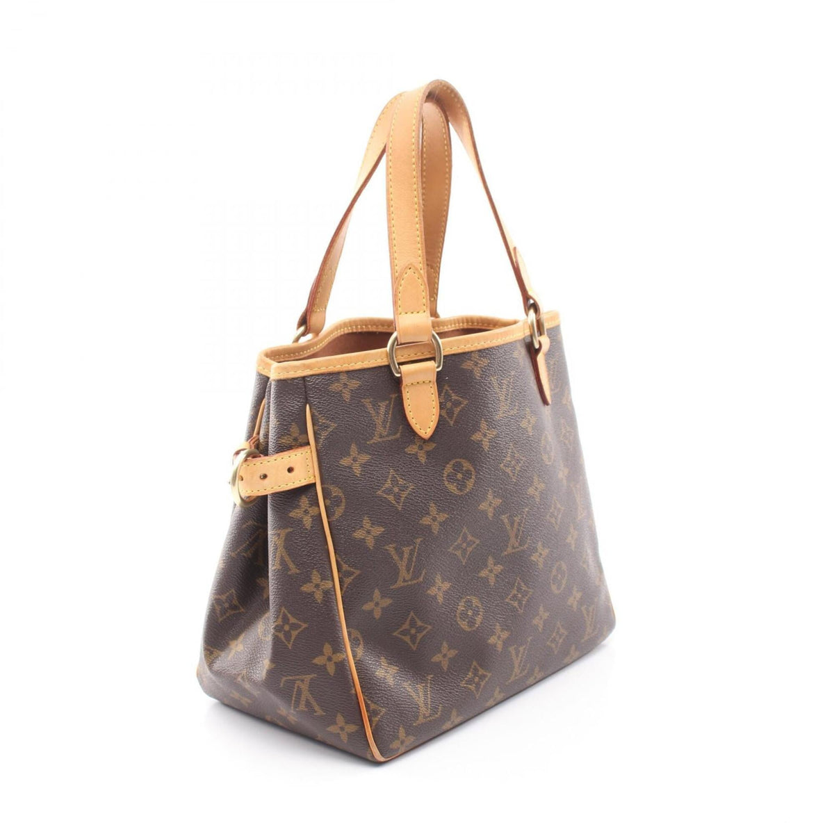 Louis Vuitton Brown Monogram Coated Canvas Leather Handbag (Pre-Owned)