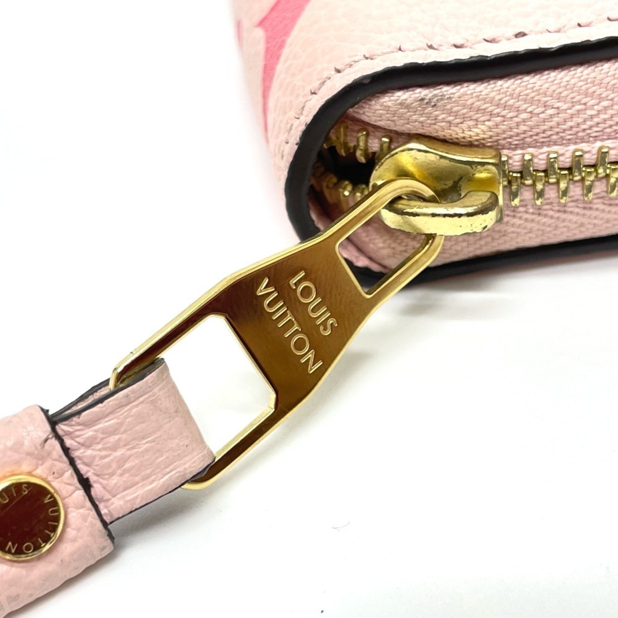 Louis Vuitton Monogram Empreinte Pink Monogram Empreinte Long Wallet (Bi-Fold) (Pre-Owned)