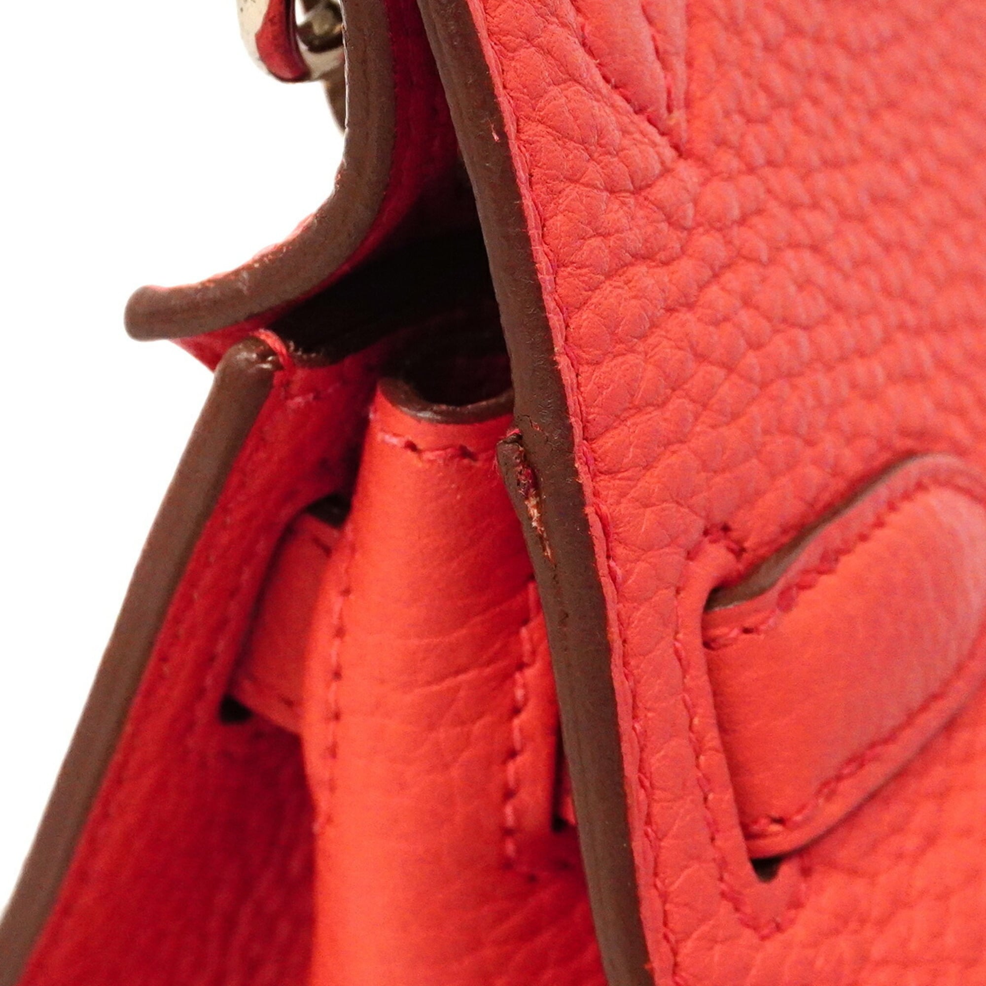 Hermes Bougainvillier Taurillon Clemence Leather Shoulder Bag (Pre-Owned)