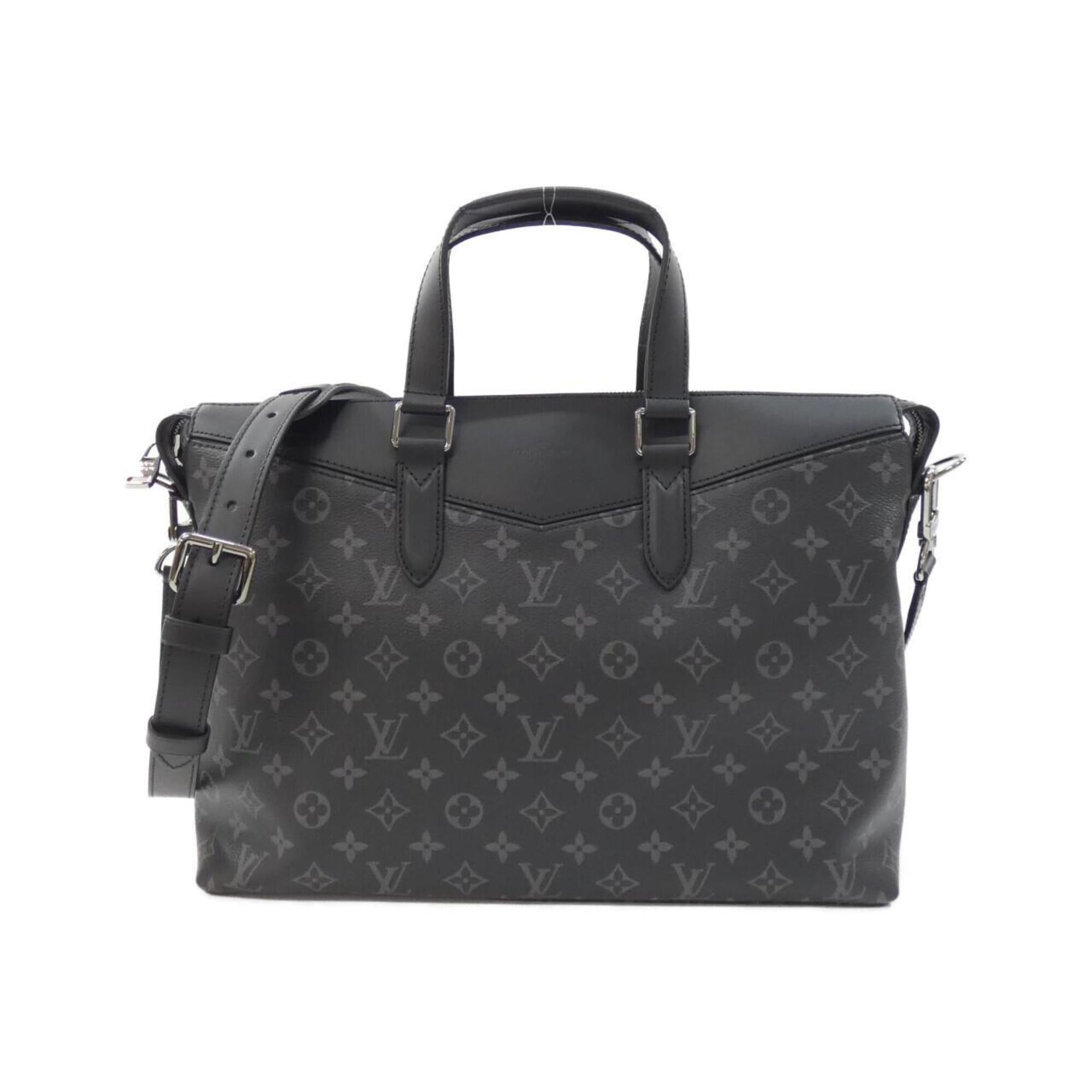 Louis Vuitton Monogram Eclipse Black Monogram Eclipse Monogram Eclipse Briefcase Handbag (Pre-Owned)