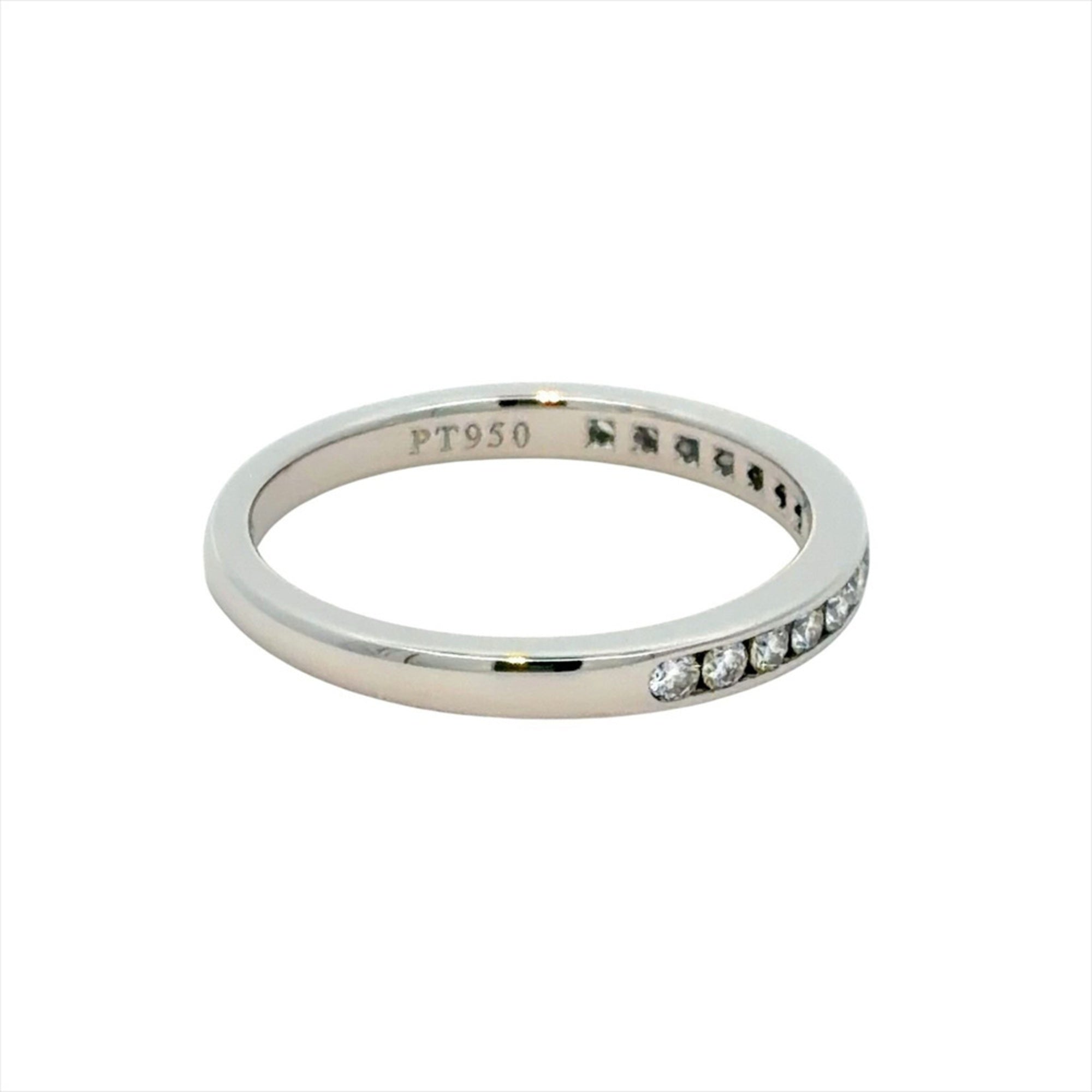 Tiffany Platinum Platinum 950 Band Ring (Pre-Owned)