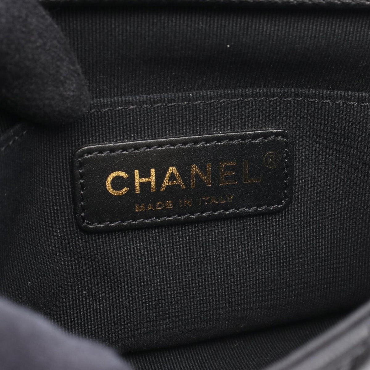 Chanel Black Leather Handbag Shoulder Bag (Pre-Owned)