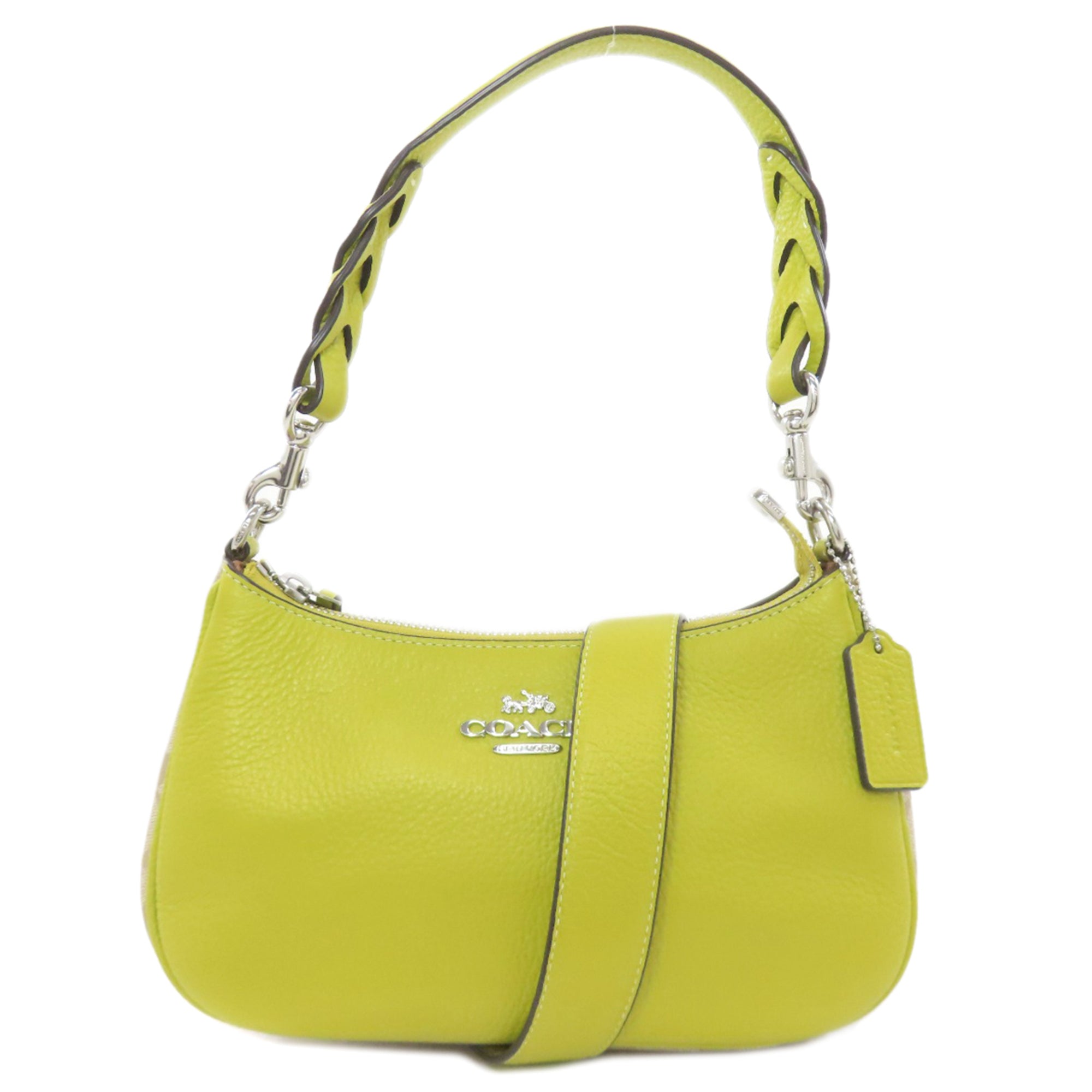 Coach Yellow Leather Handbag (Pre-Owned)