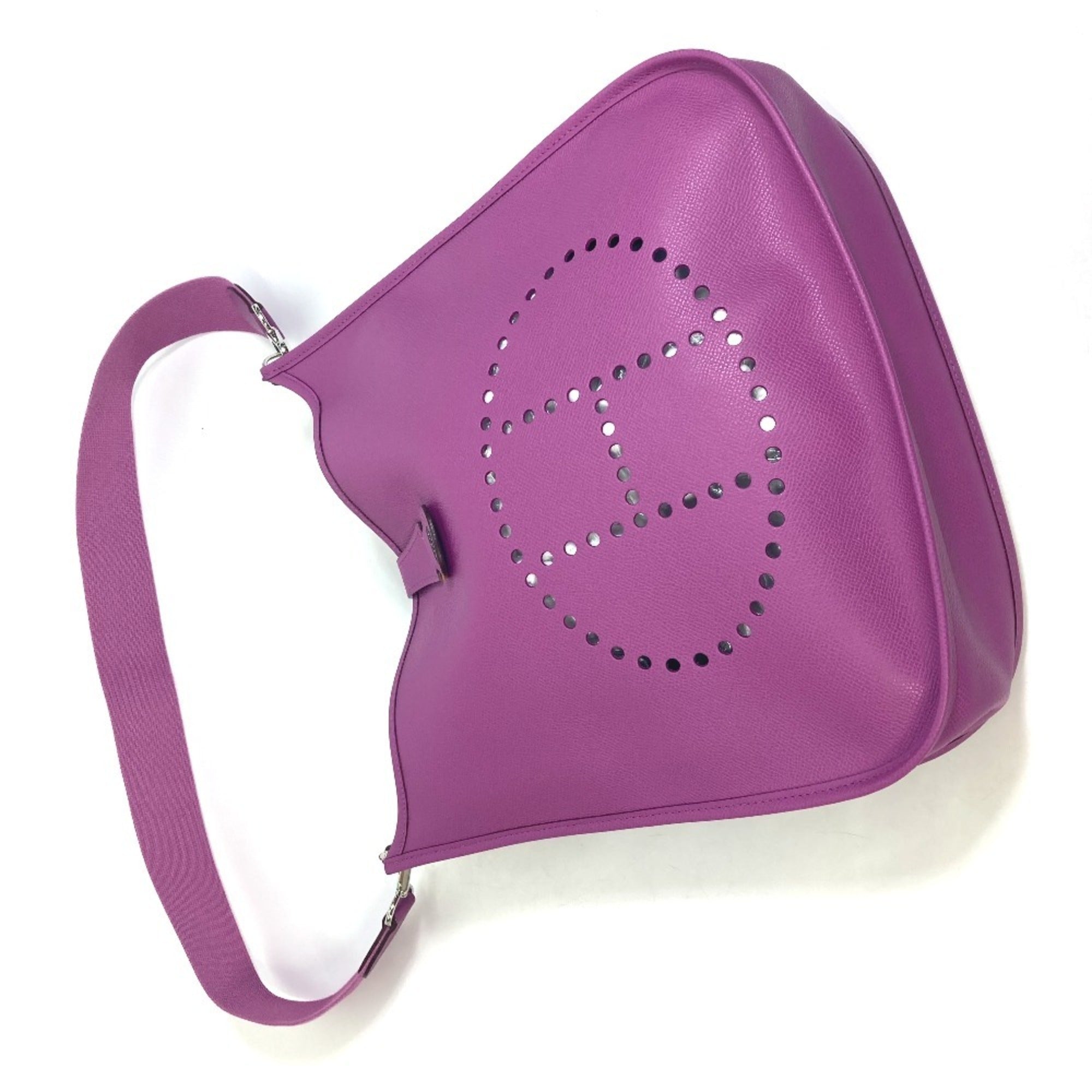 Hermes Cyclamen Purple Epsom Leather Shoulder Bag (Pre-Owned)