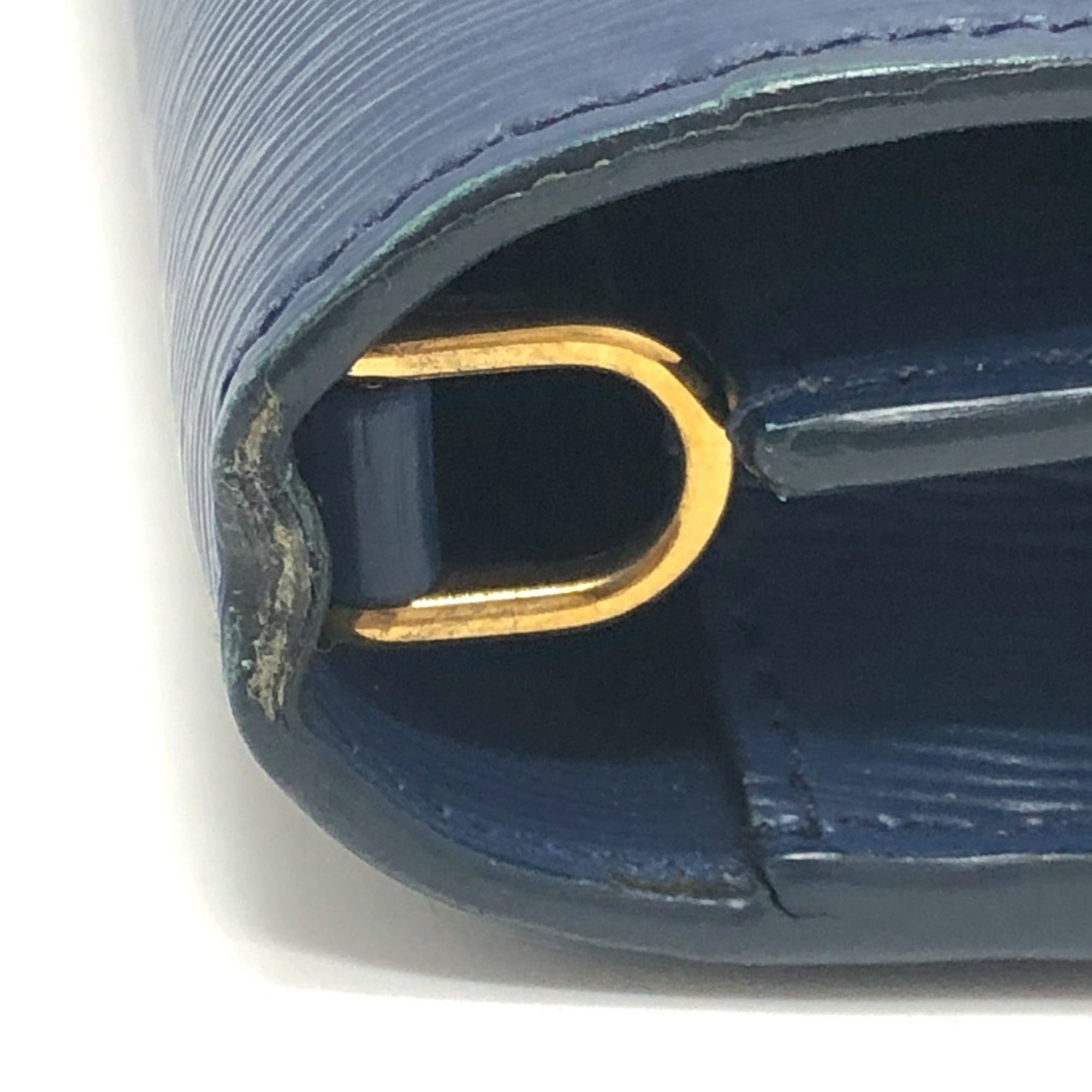 Prada Blue Leather Chain/Shoulder Wallet (Pre-Owned)