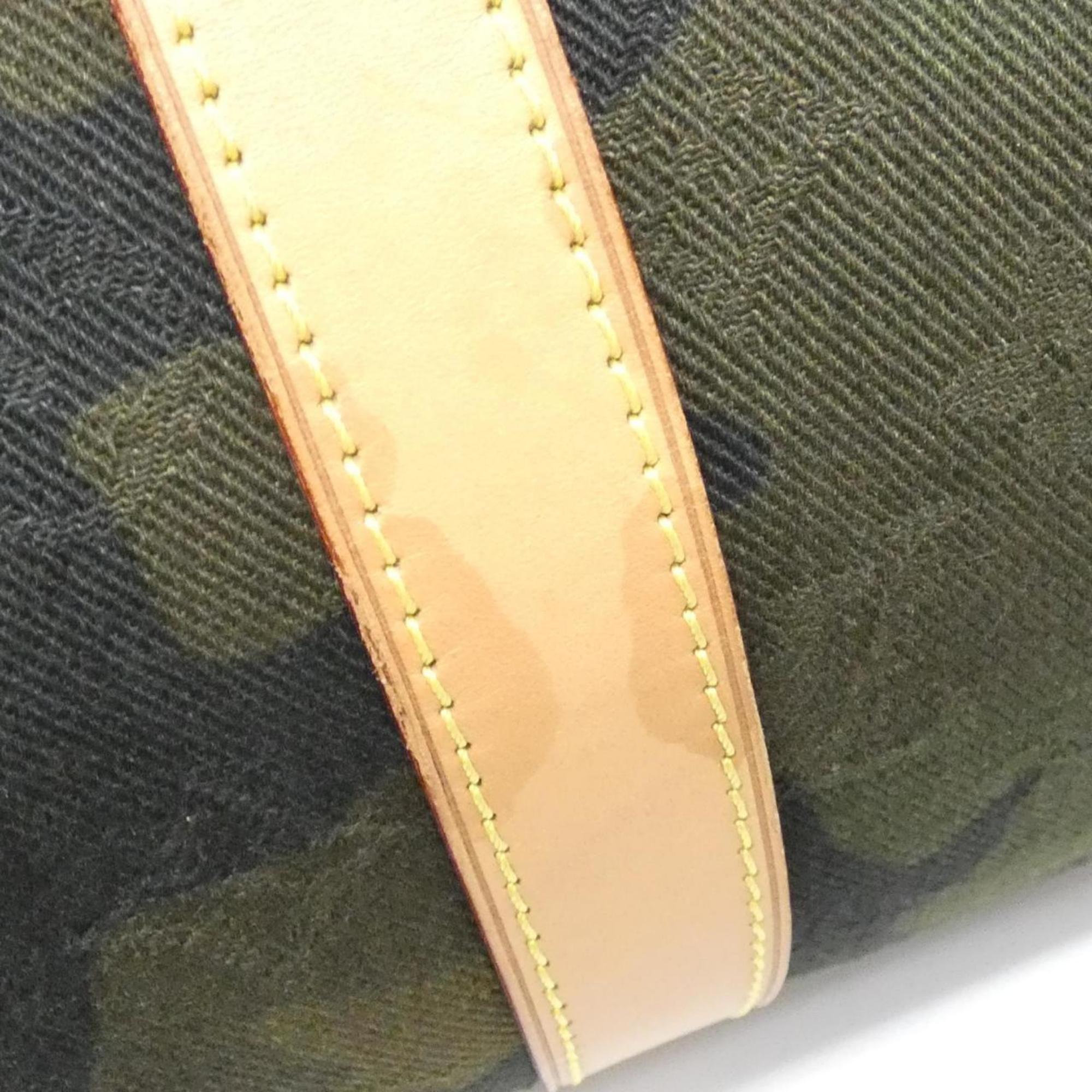 Louis Vuitton Camouflage Green Canvas Boston Bag (Pre-Owned)