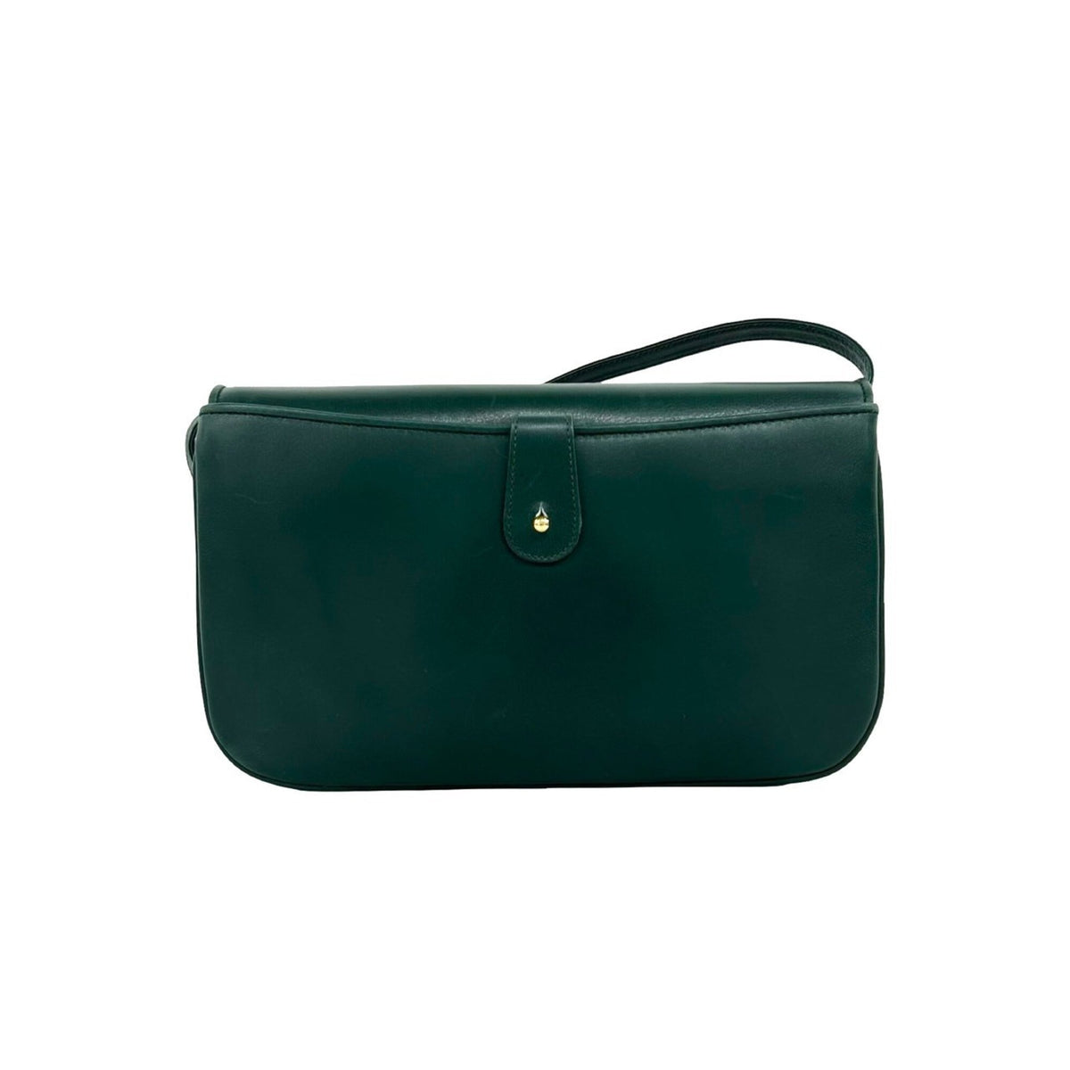 Gucci Green Leather Shoulder Bag (Pre-Owned)
