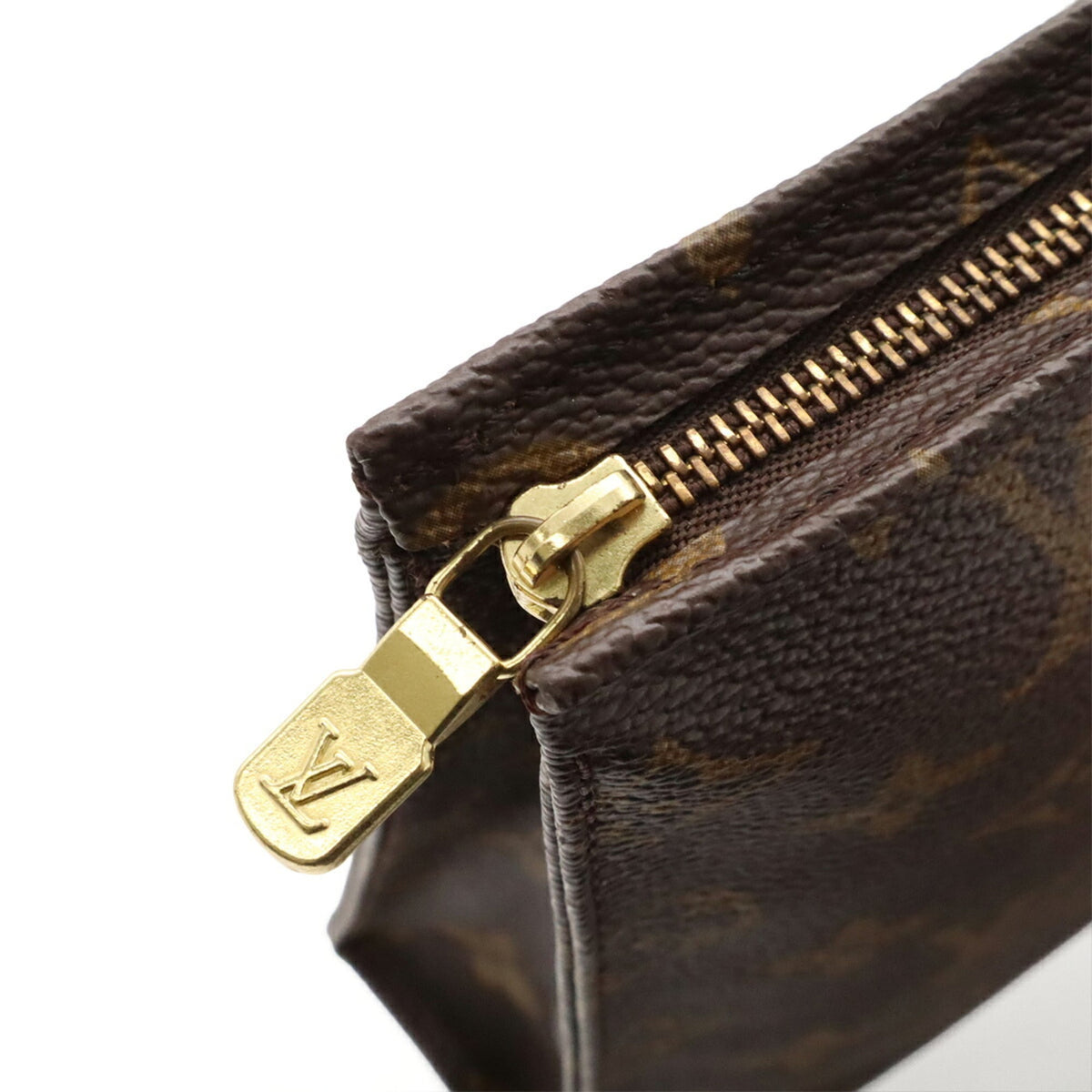 Louis Vuitton Brown Galle Monogram Pvc Handbag Pouch (Pre-Owned)