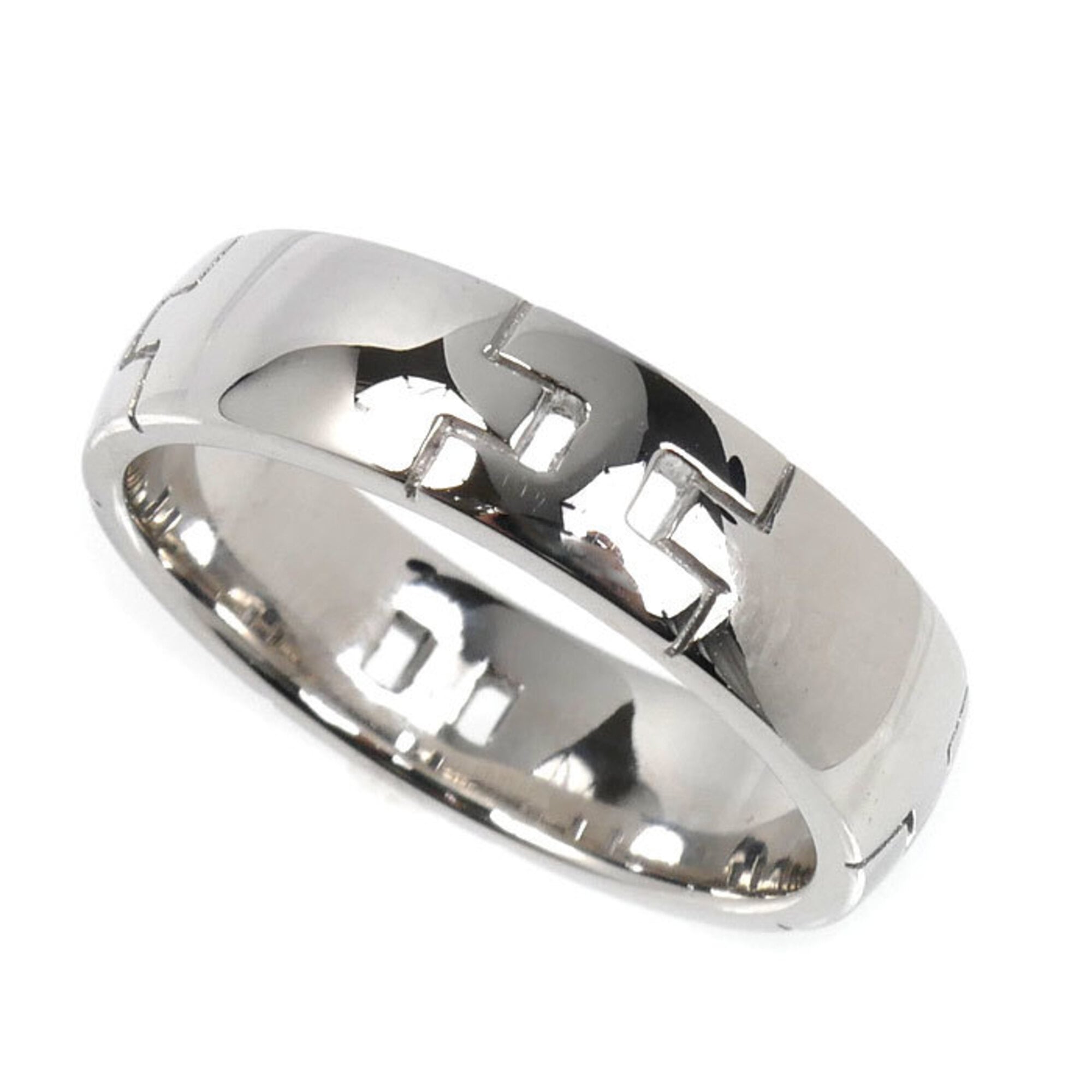 Hermes White Gold (18K) Band Ring (Pre-Owned)