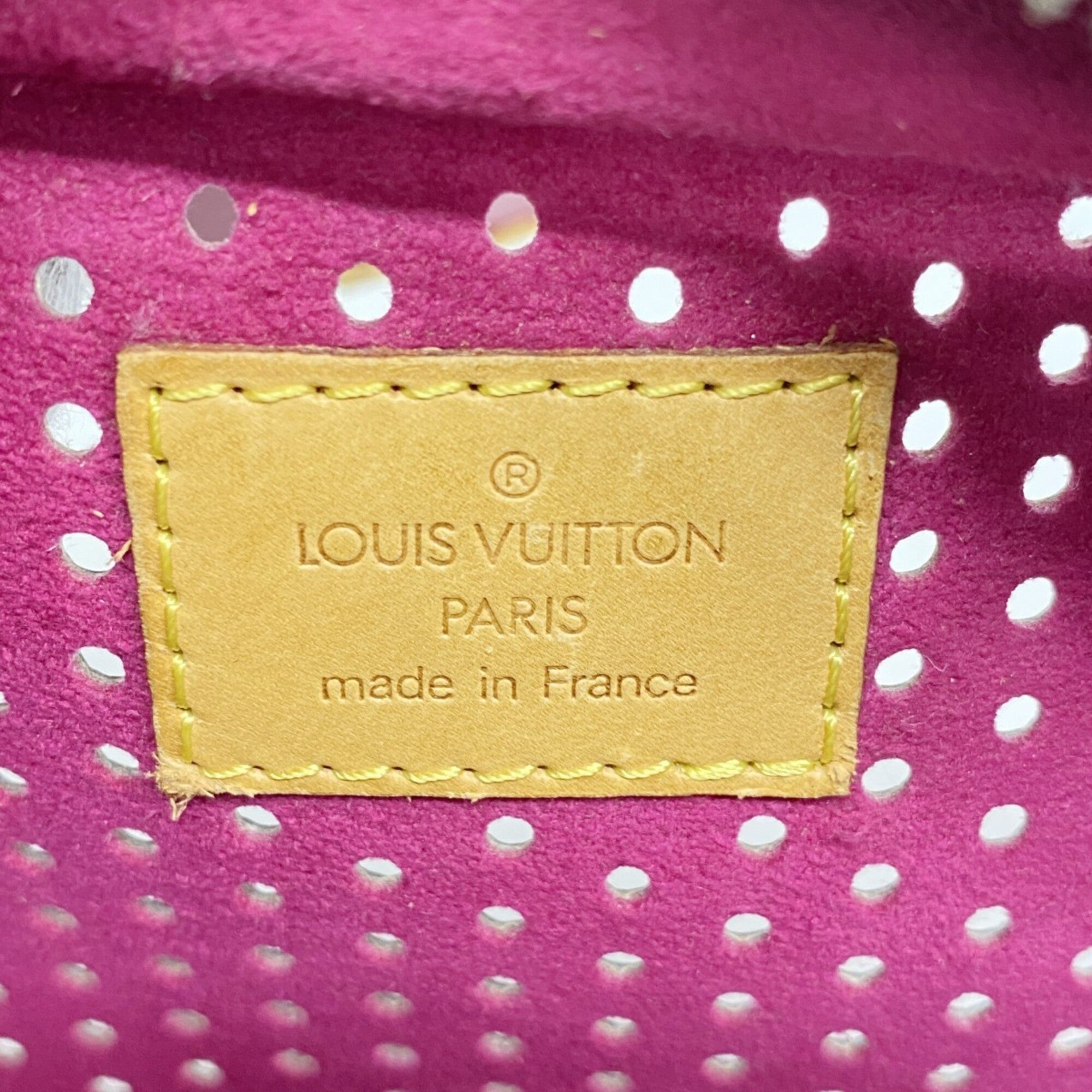 Louis Vuitton Brown Fuchsia Shoulder Bag (Pre-Owned)